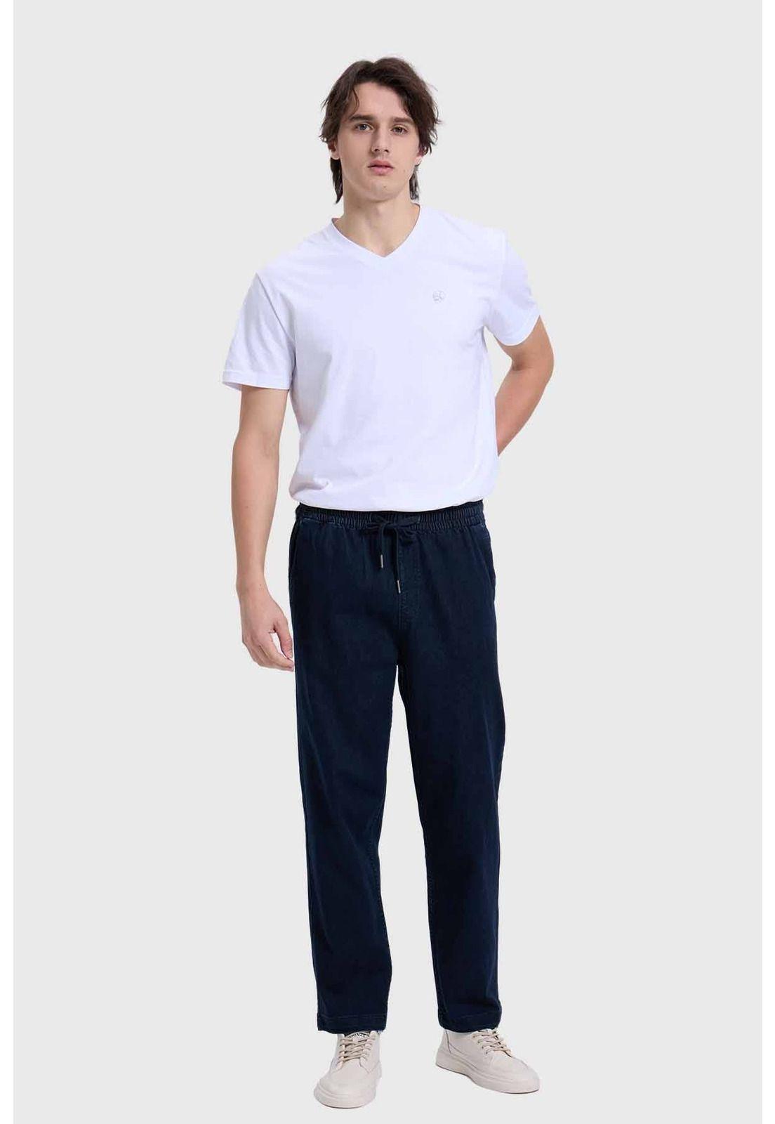 Jeans Hombre Suave Azul Medio-3
