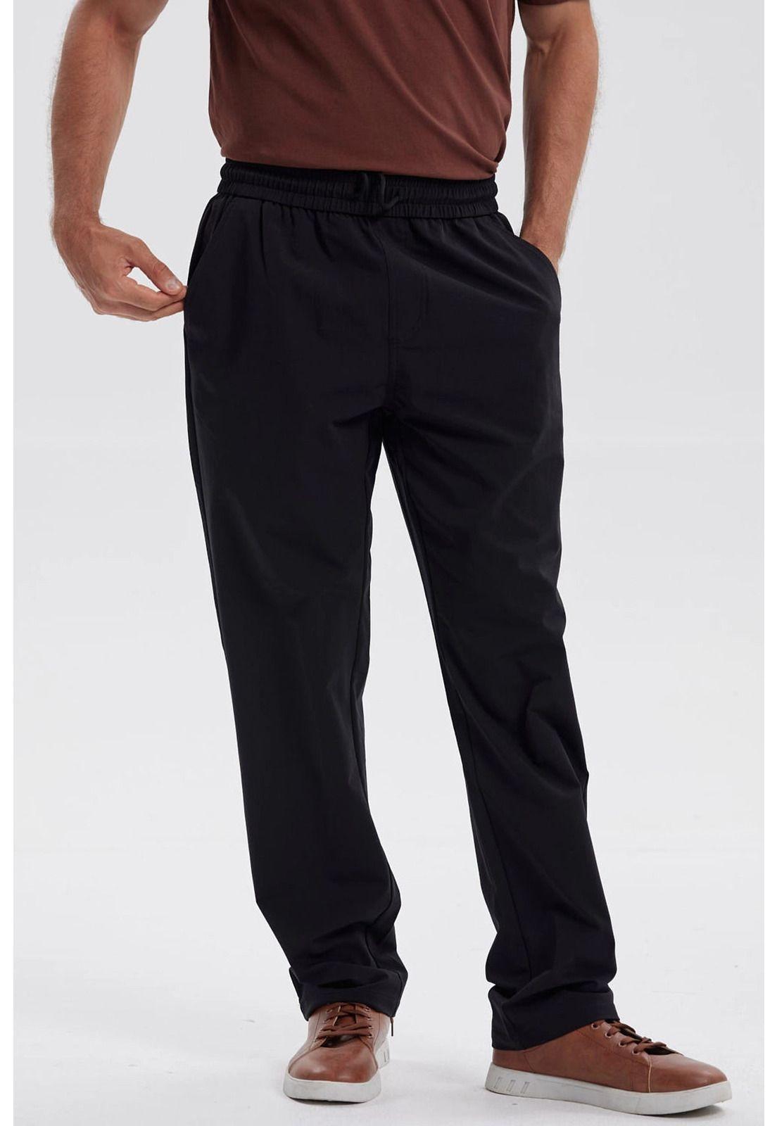 Pantalón Hombre Chino Negro-0