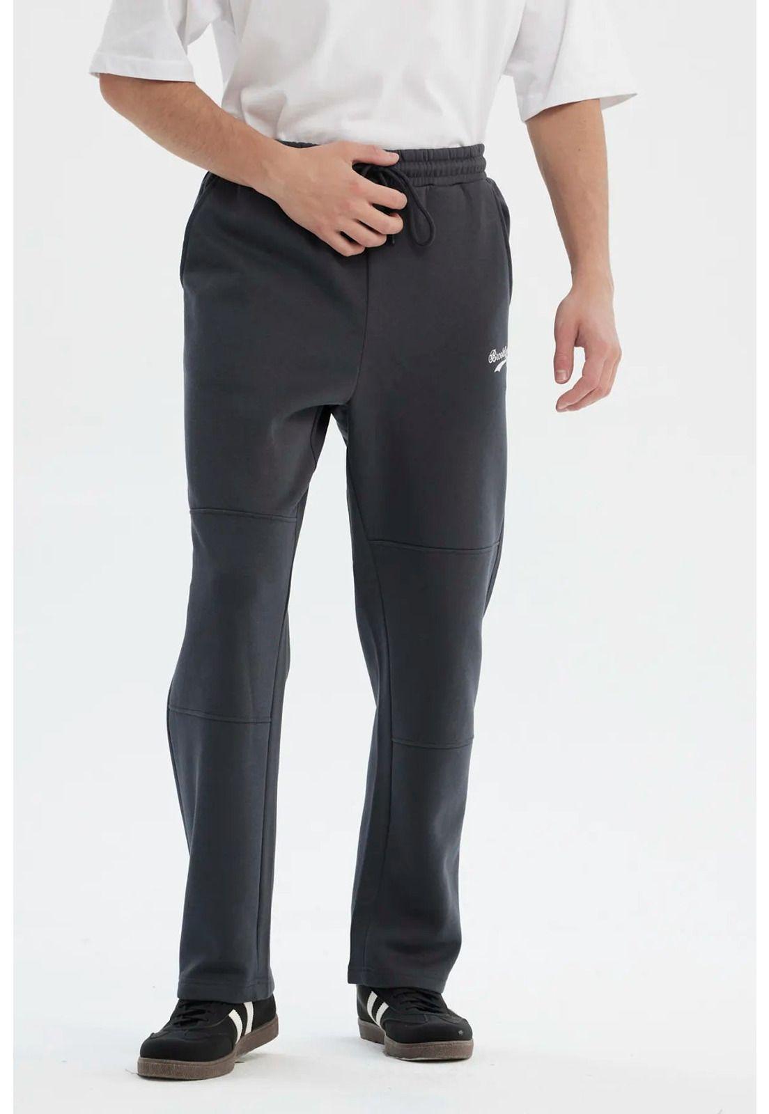Pantalón Buzo Hombre Calce Recto Marengo - ll-0