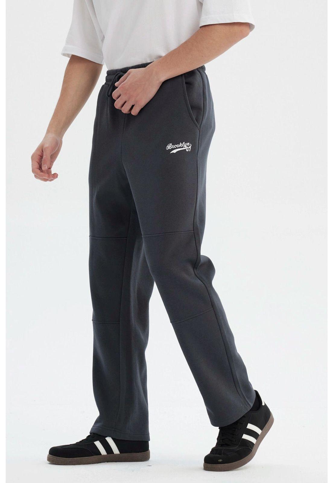 Pantalón Buzo Hombre Calce Recto Marengo - ll-1