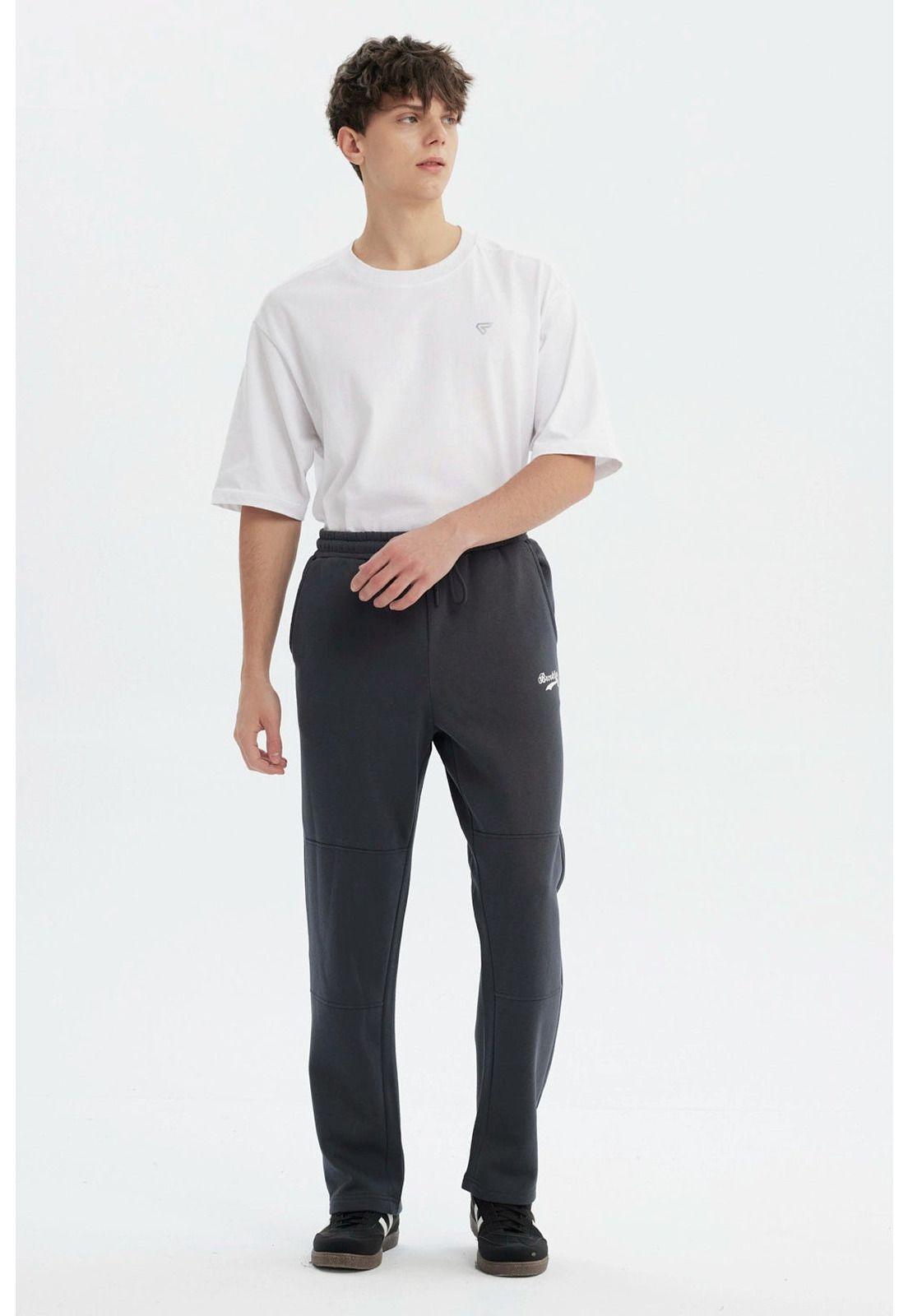 Pantalón Buzo Hombre Calce Recto Marengo - ll-3