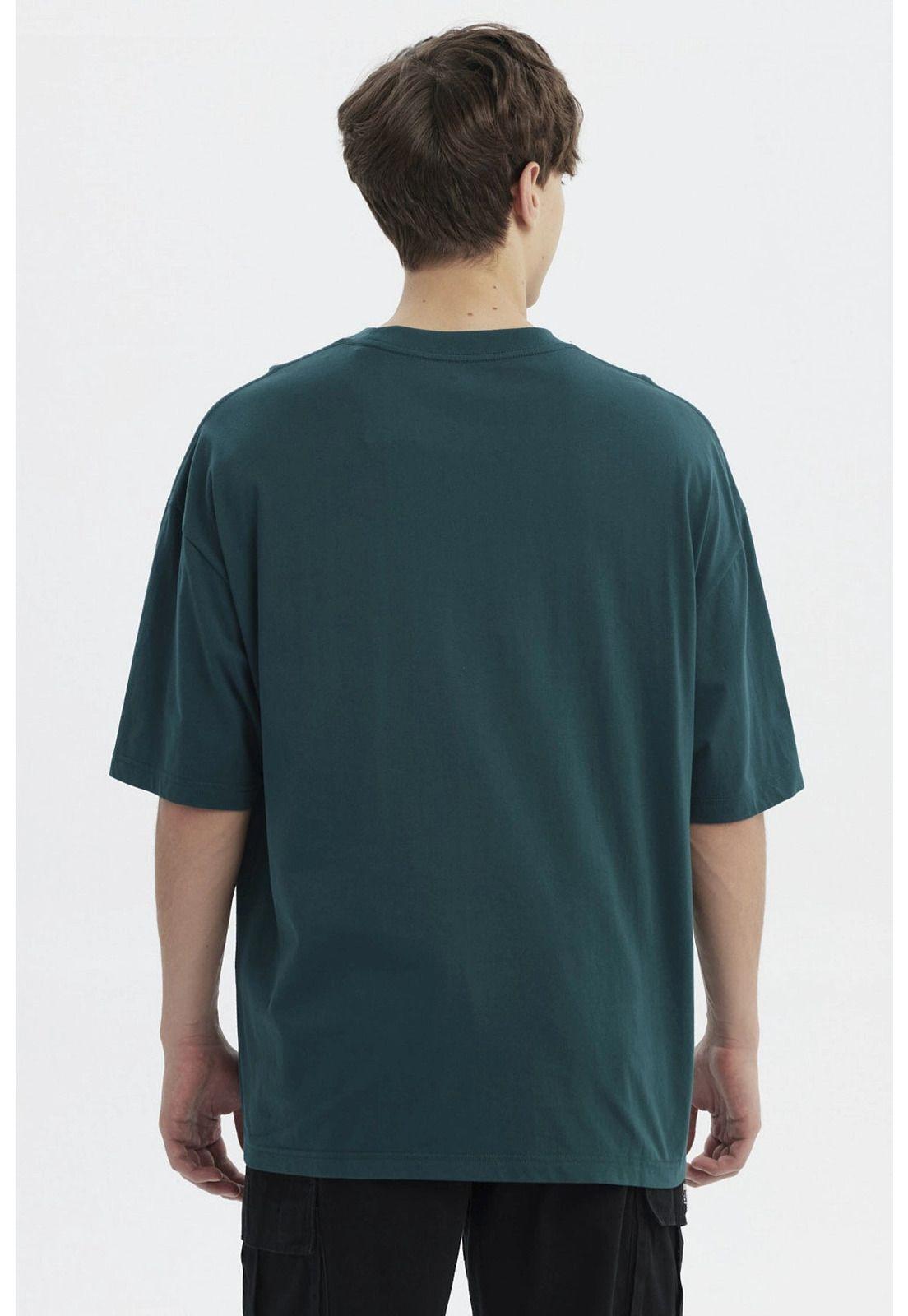 Polera Hombre Oversize Verde - lV-2