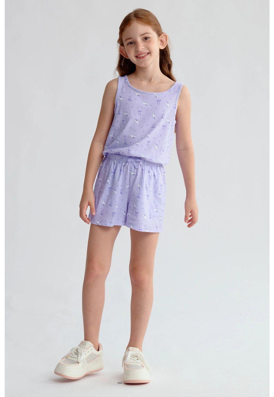 Enteritos Niña Toddler Básico Lila-0