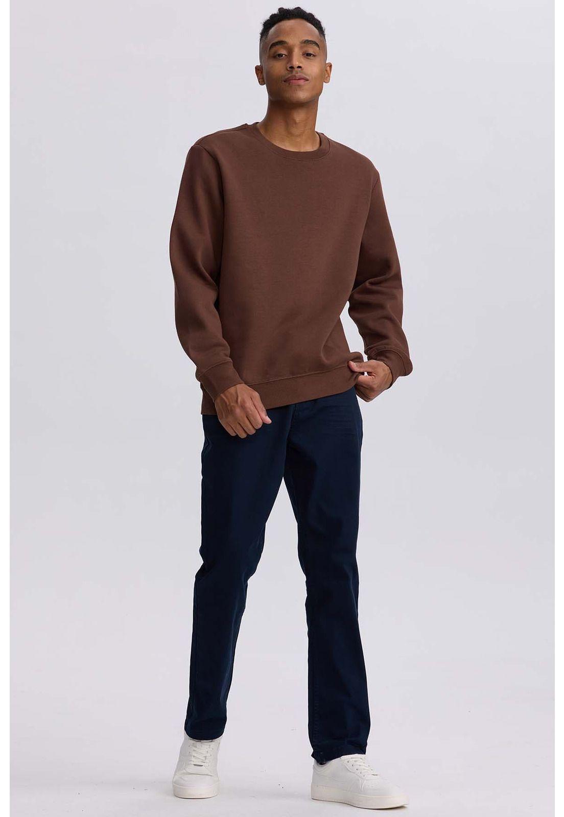 Jeans Hombre Slim Color Azul Marino-3