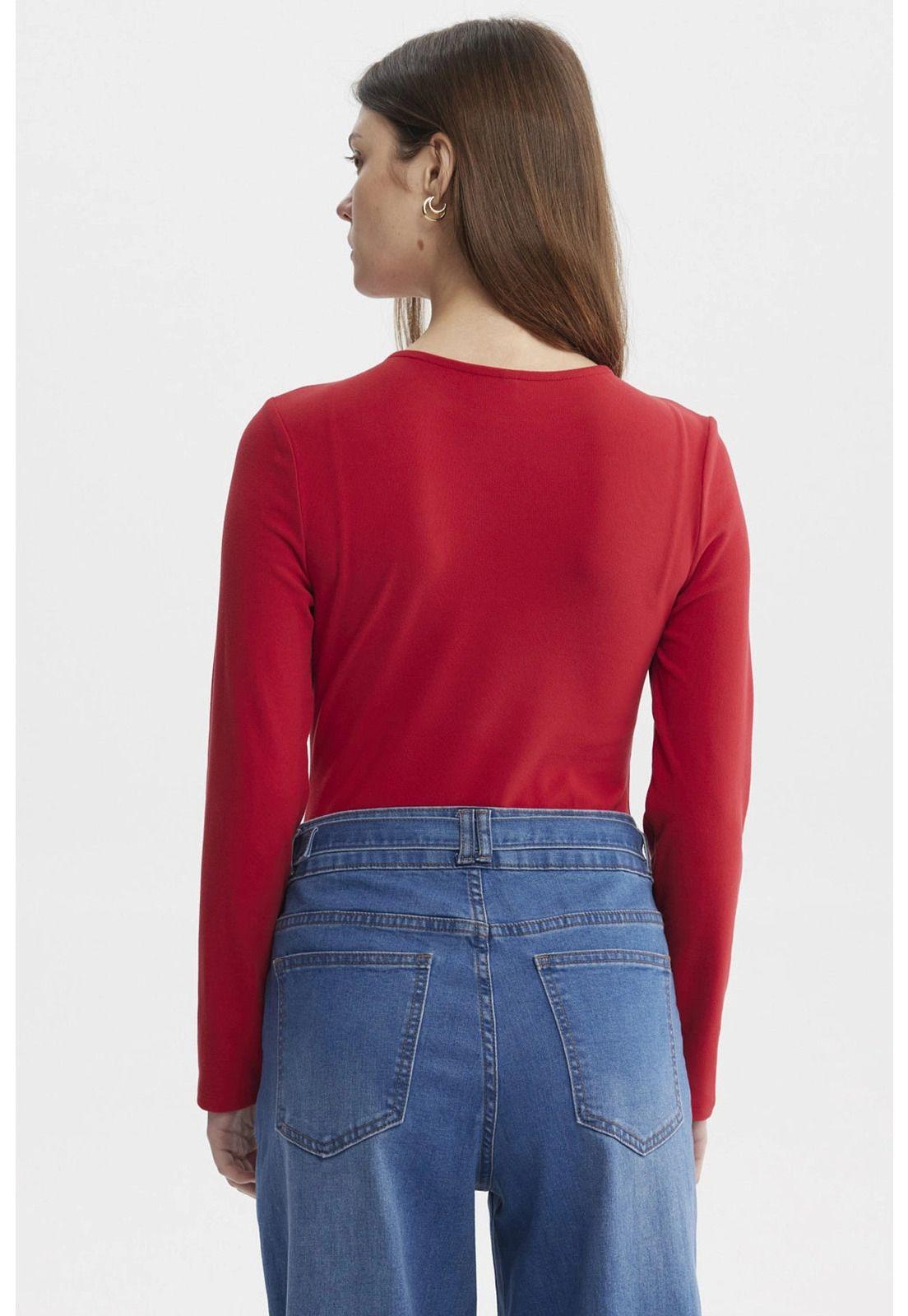 Polera Mujer Body Rojo - ll-2