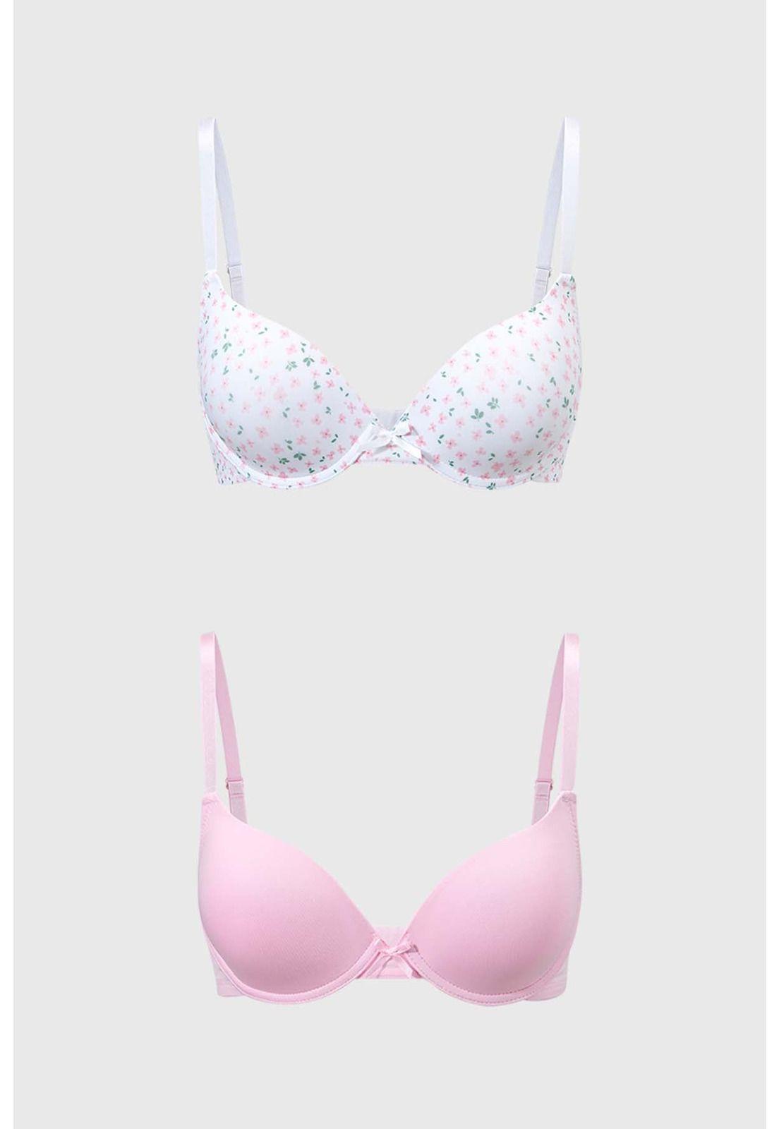 Sostén Mujer Bipack Copa Soft Liso Blanco - ll-0