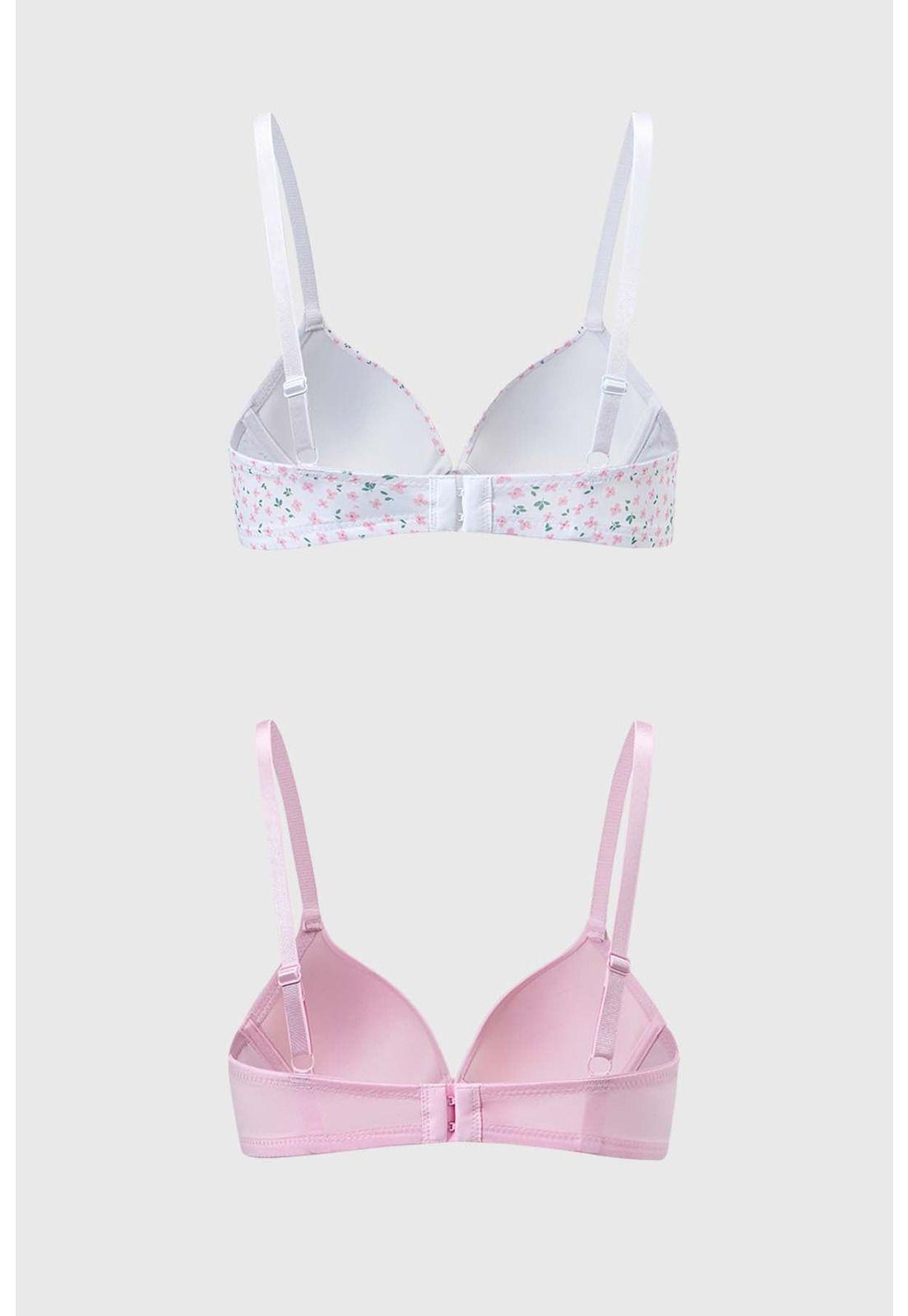 Sostén Mujer Bipack Copa Soft Liso Blanco - ll-1