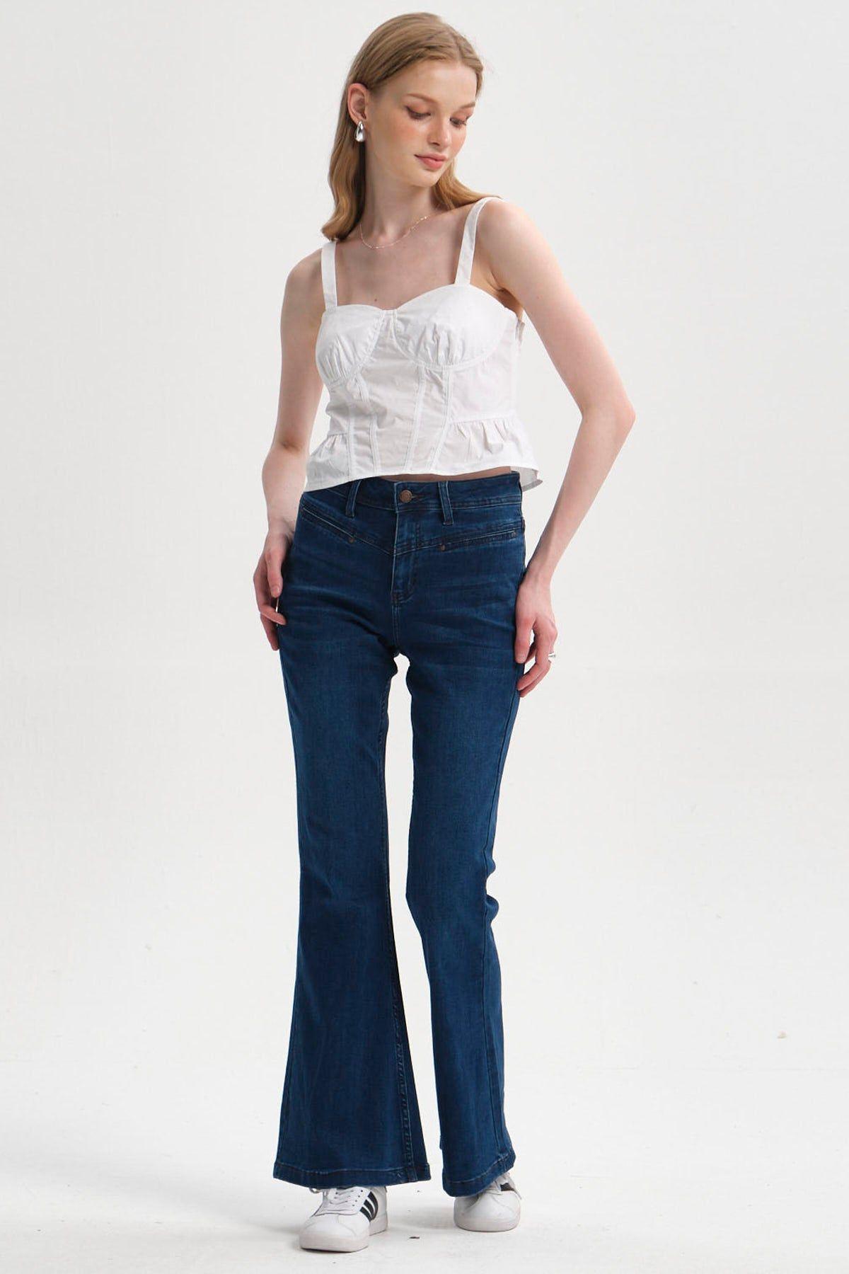 Blusa Mujer Corset Blanco-3