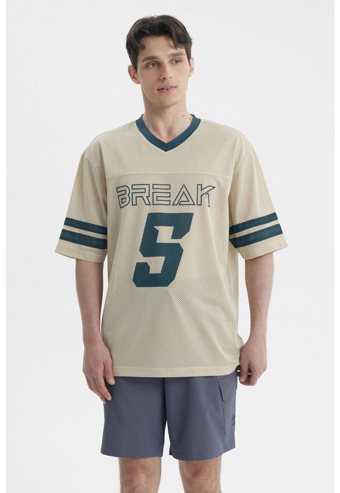 Polera Hombre Oversize Beige- lll-0