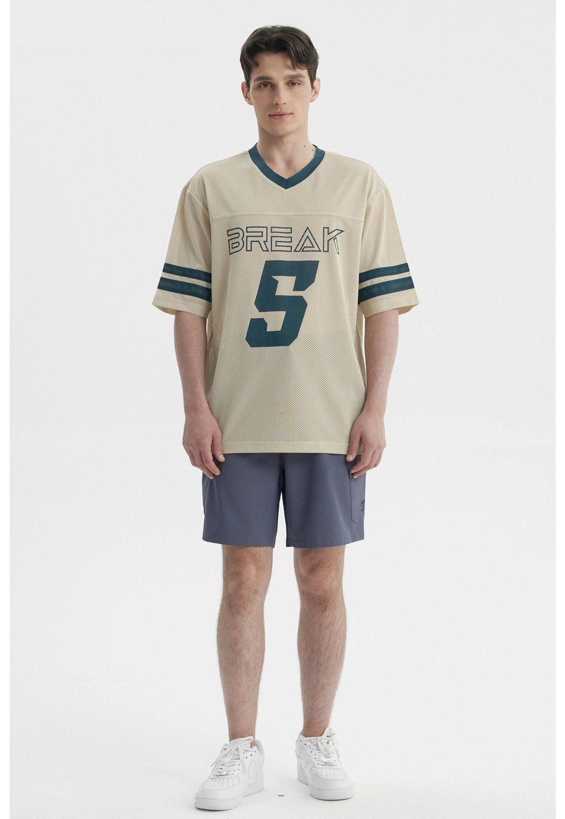 Polera Hombre Oversize Beige- lll-3