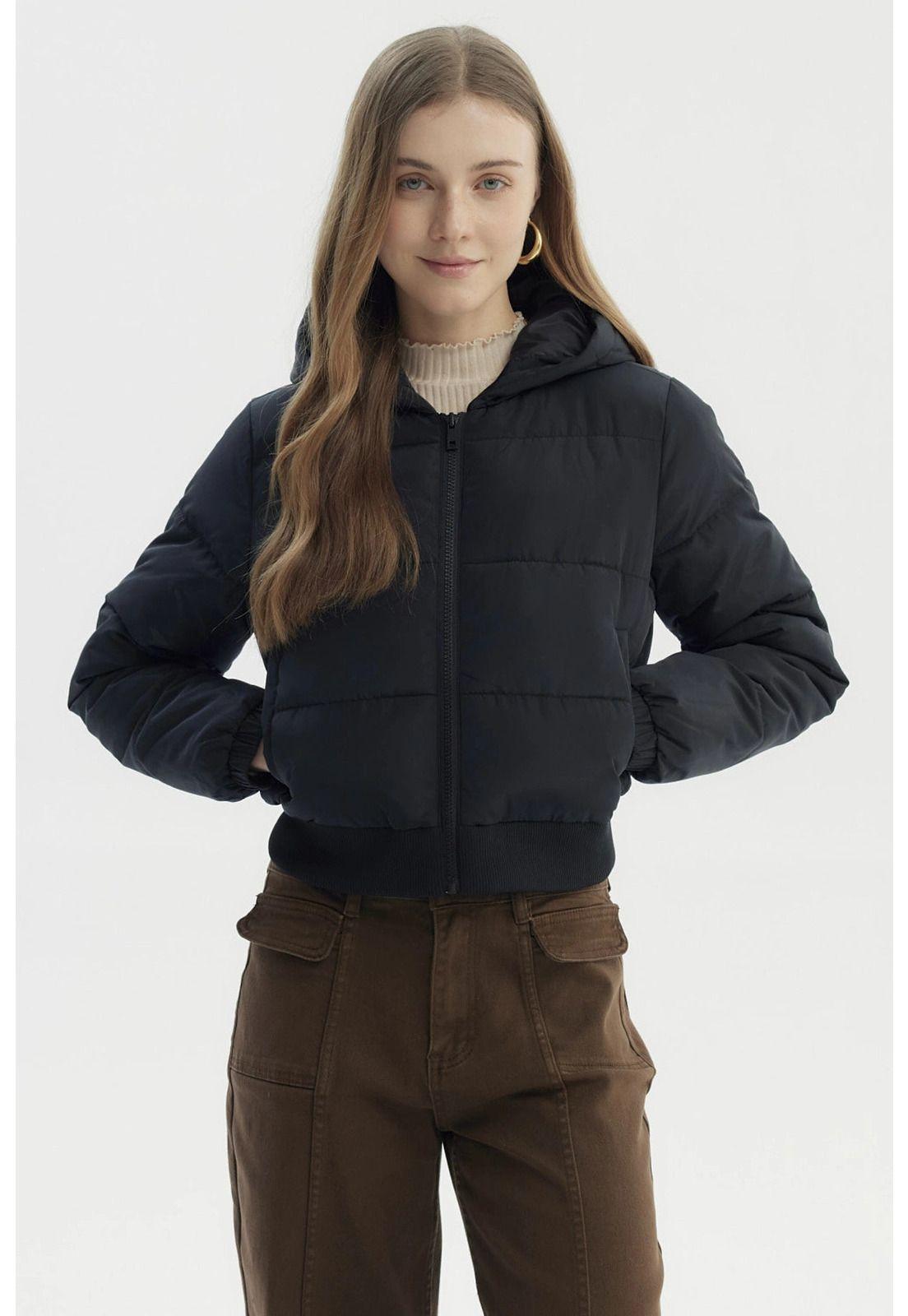 Parka Mujer Puffa Chiporro Negro - ll-0