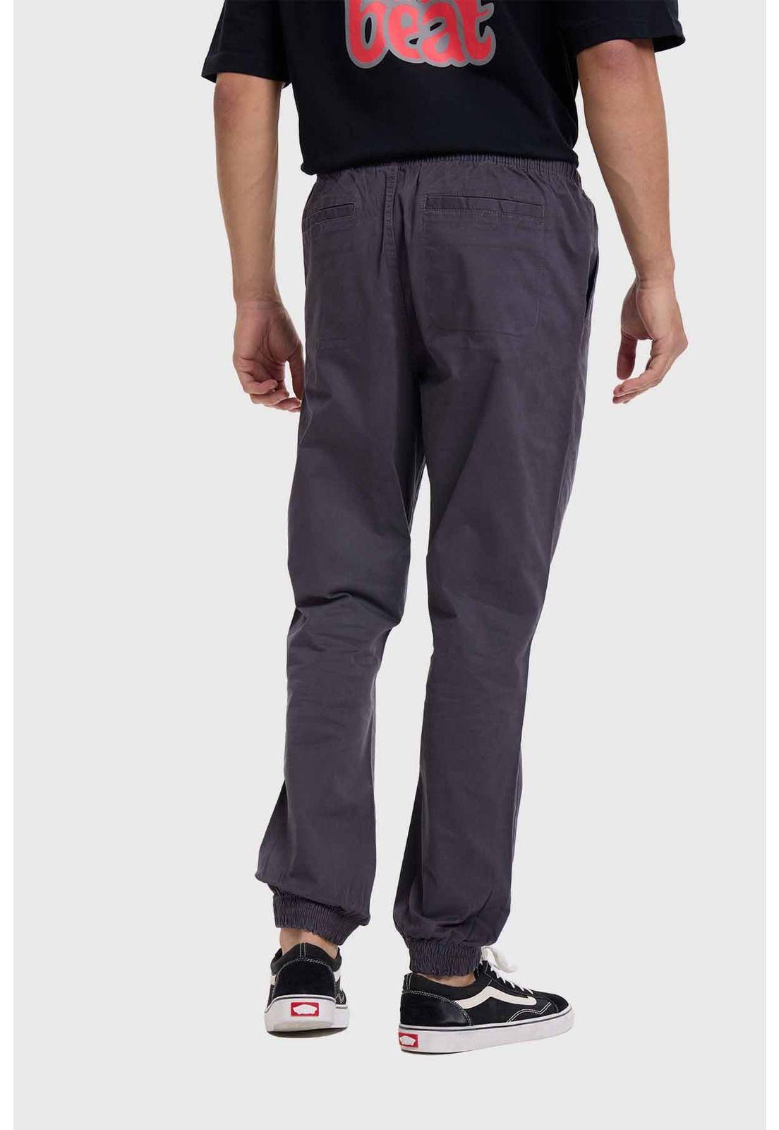 Pantalón Hombre Jogger Twill Marengo-2