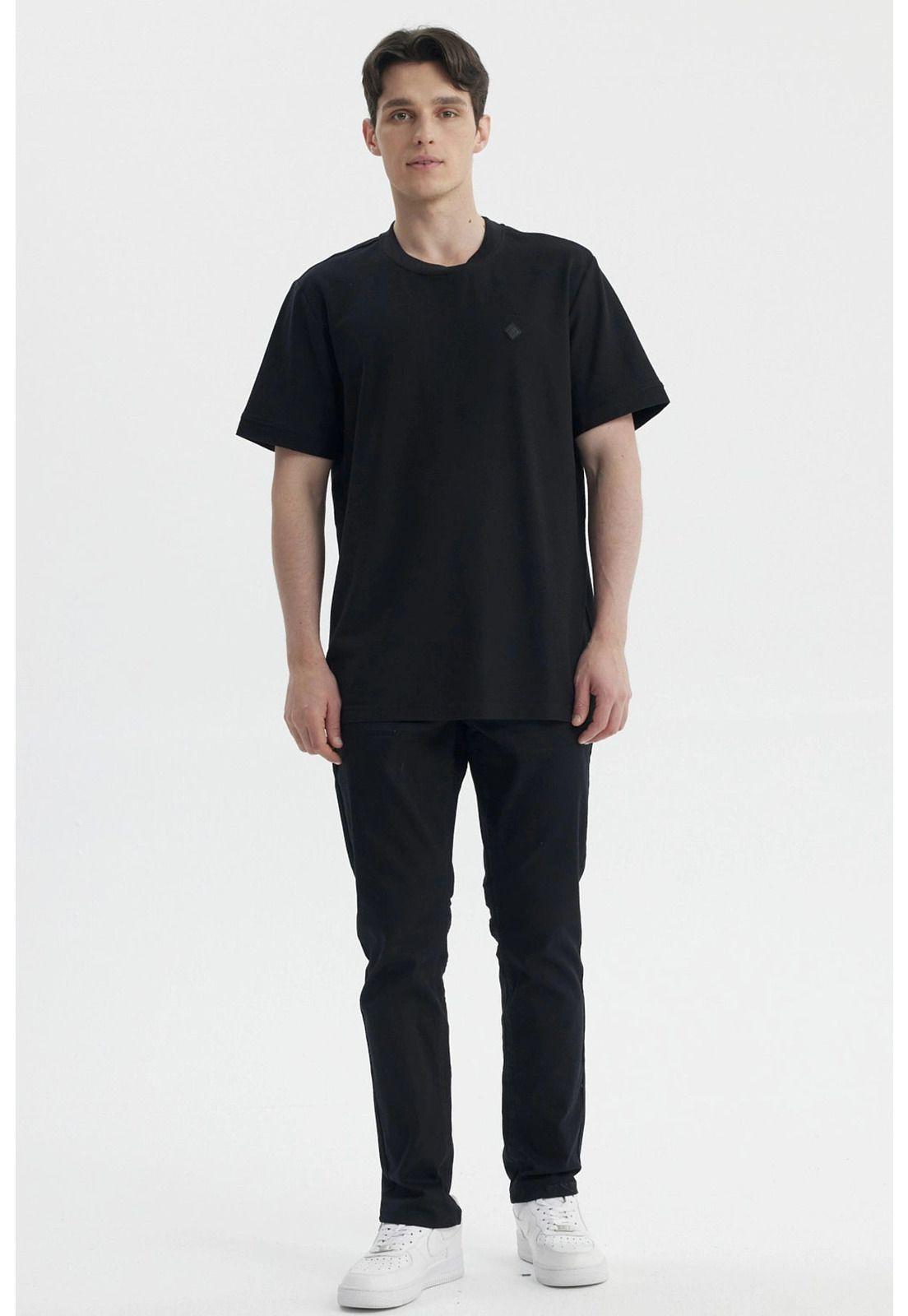 Jeans Hombre Slim Color Negro - ll-3