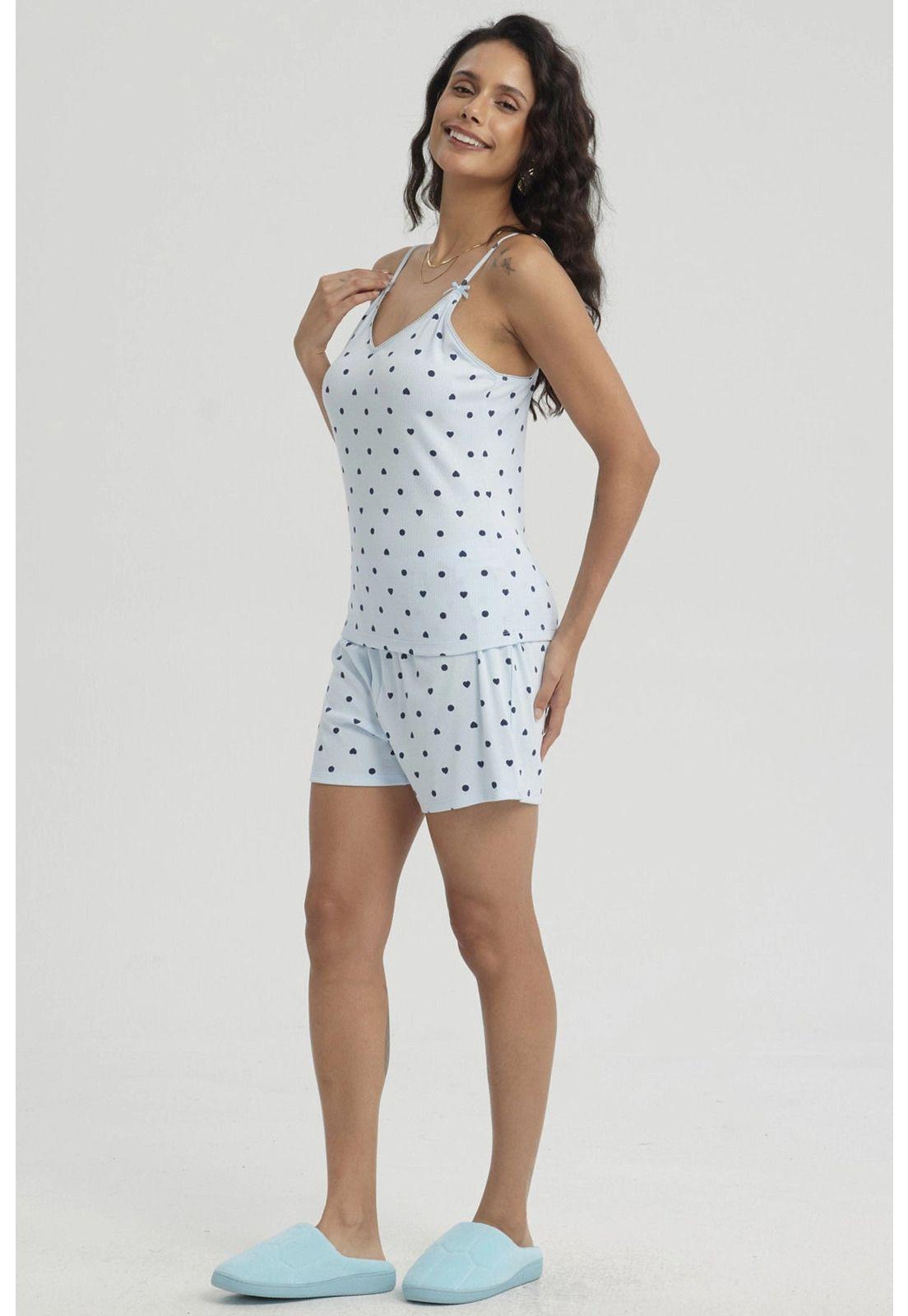 Pijama Mujer Regalable Celeste - ll-3