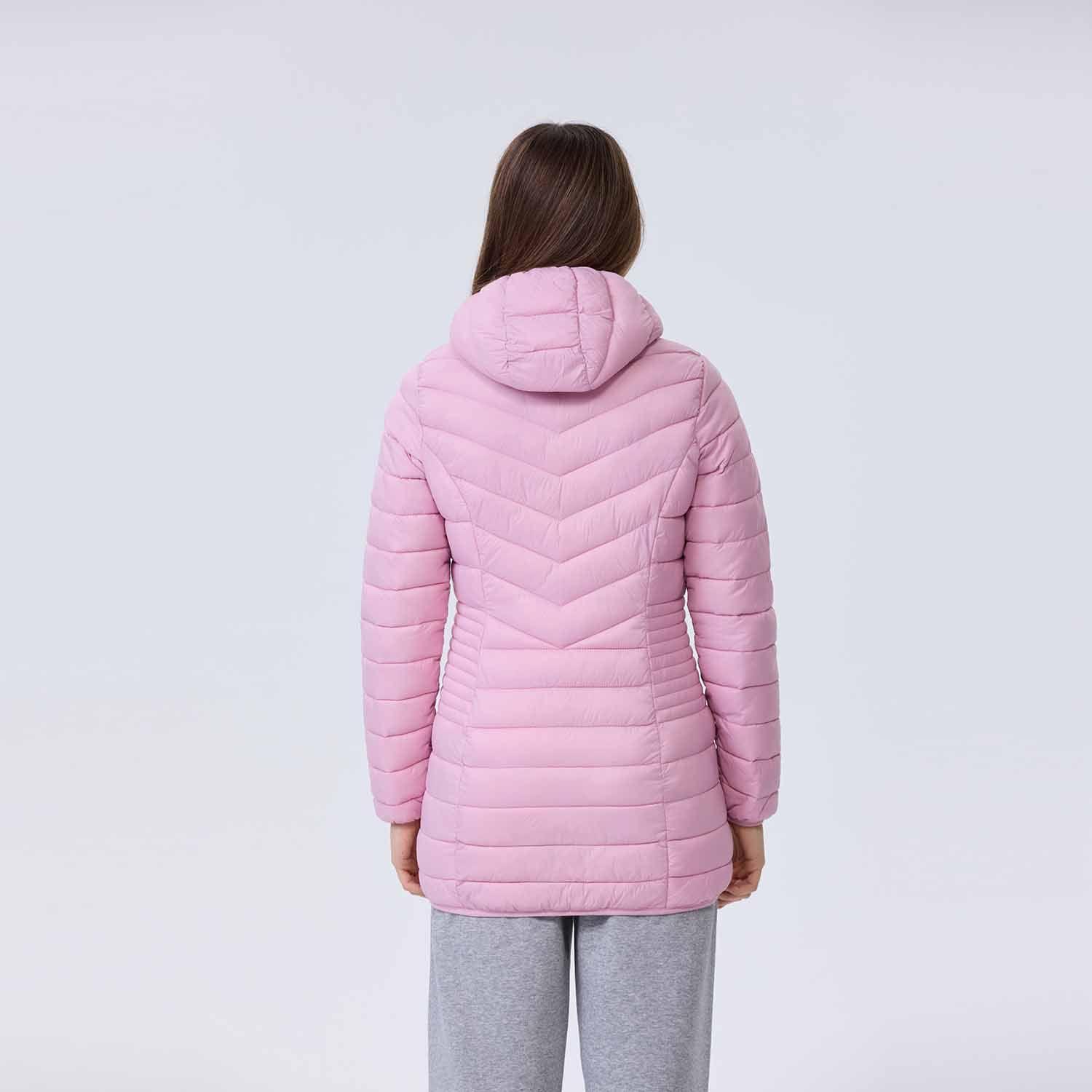 Parka Mujer Larga Palo Rosa Fashion´s Park-2