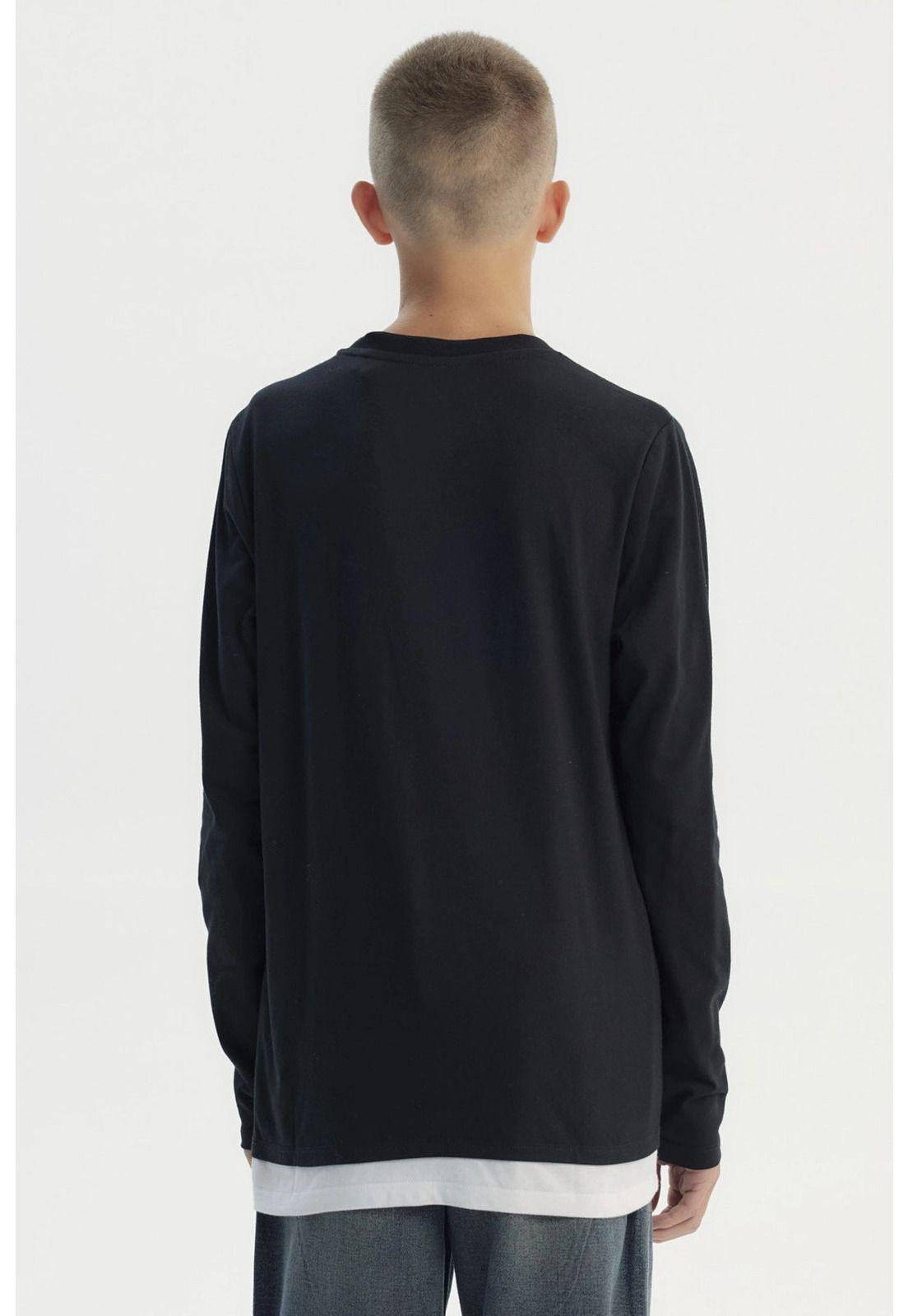 Polera Niño Slim Negro - lV-2
