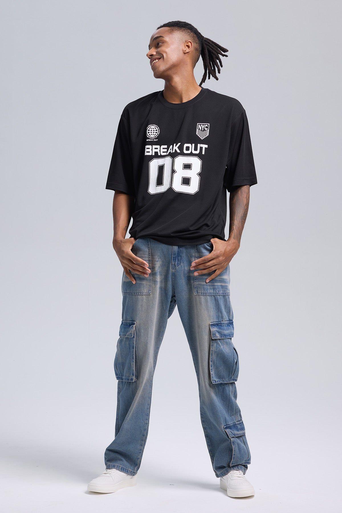 Polera Hombre Print Número Negro II-3