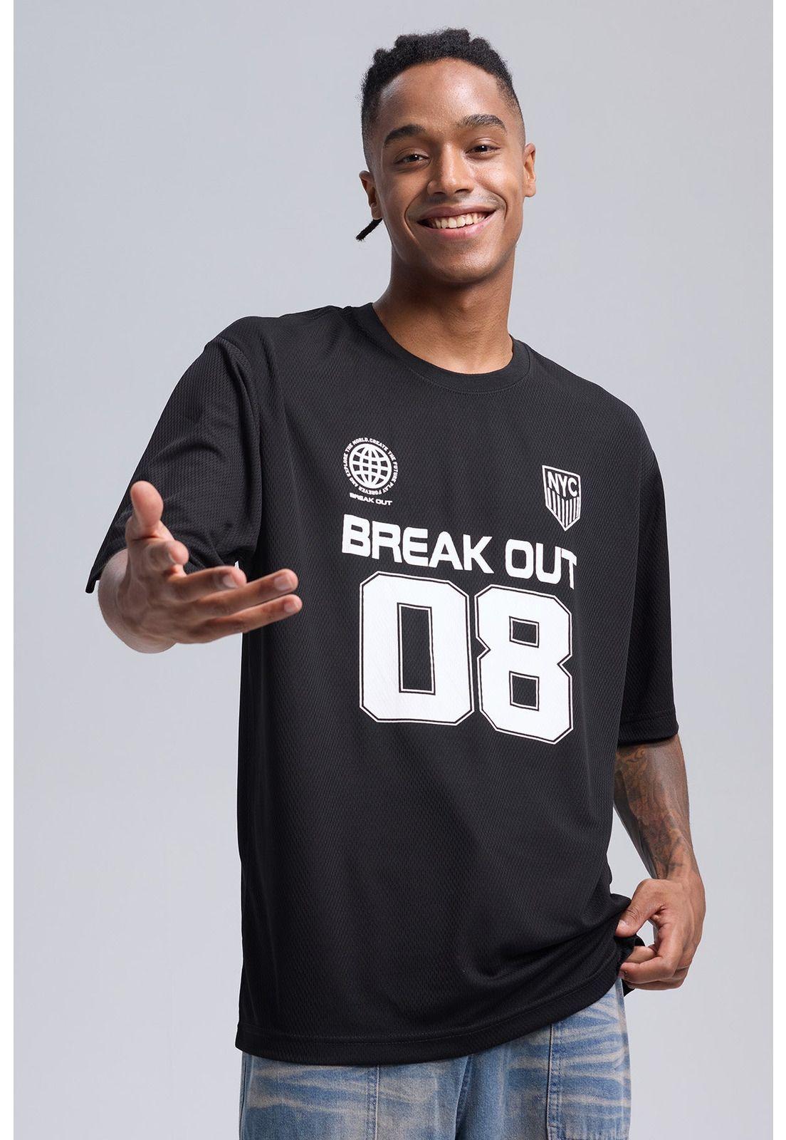 Polera Hombre Print Número Negro - ll-0