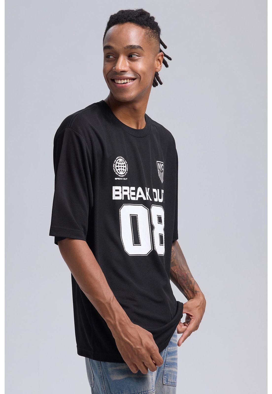 Polera Hombre Print Número Negro - ll-1