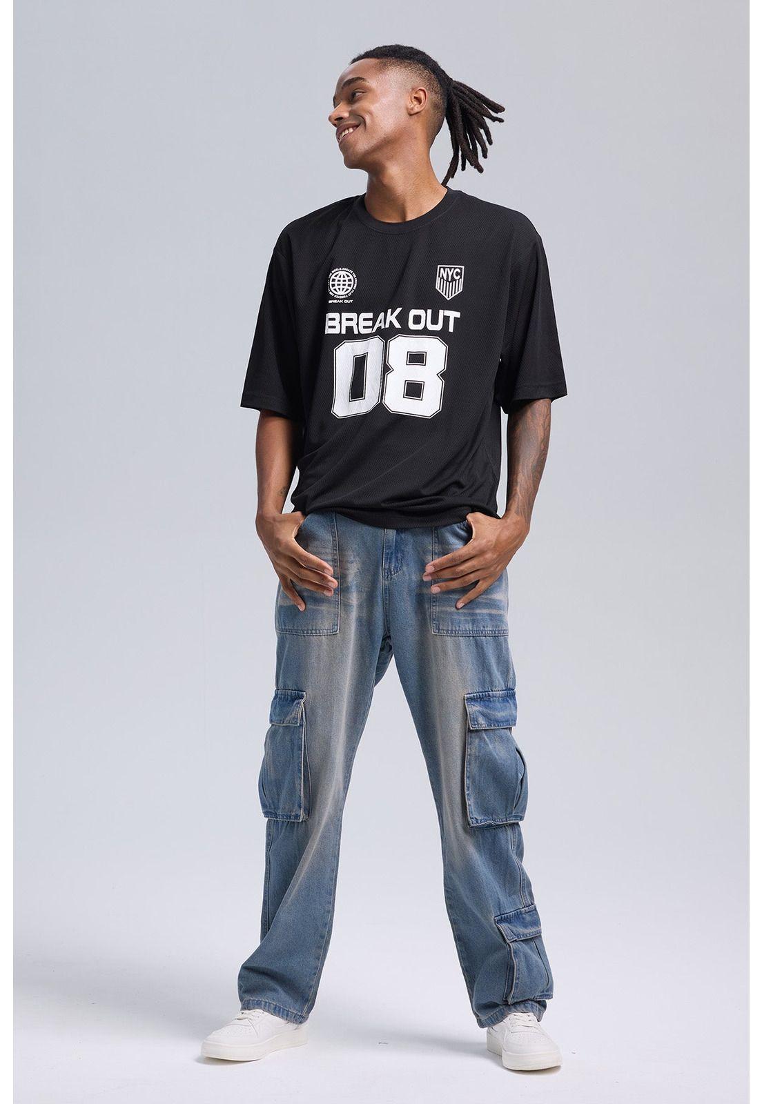 Polera Hombre Print Número Negro - ll-3