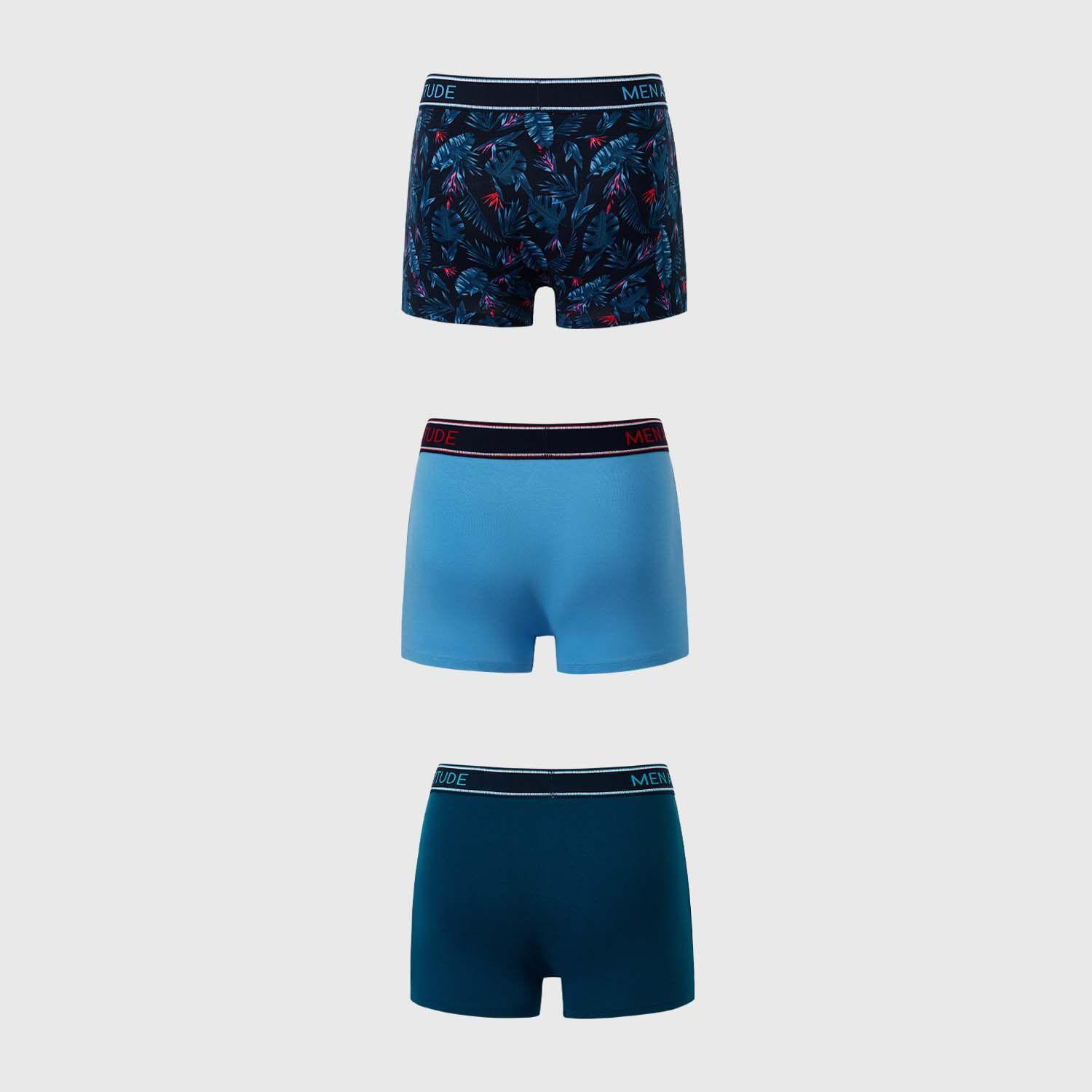 Boxer Hombre Underwear Azul Iii Fashions Park-1