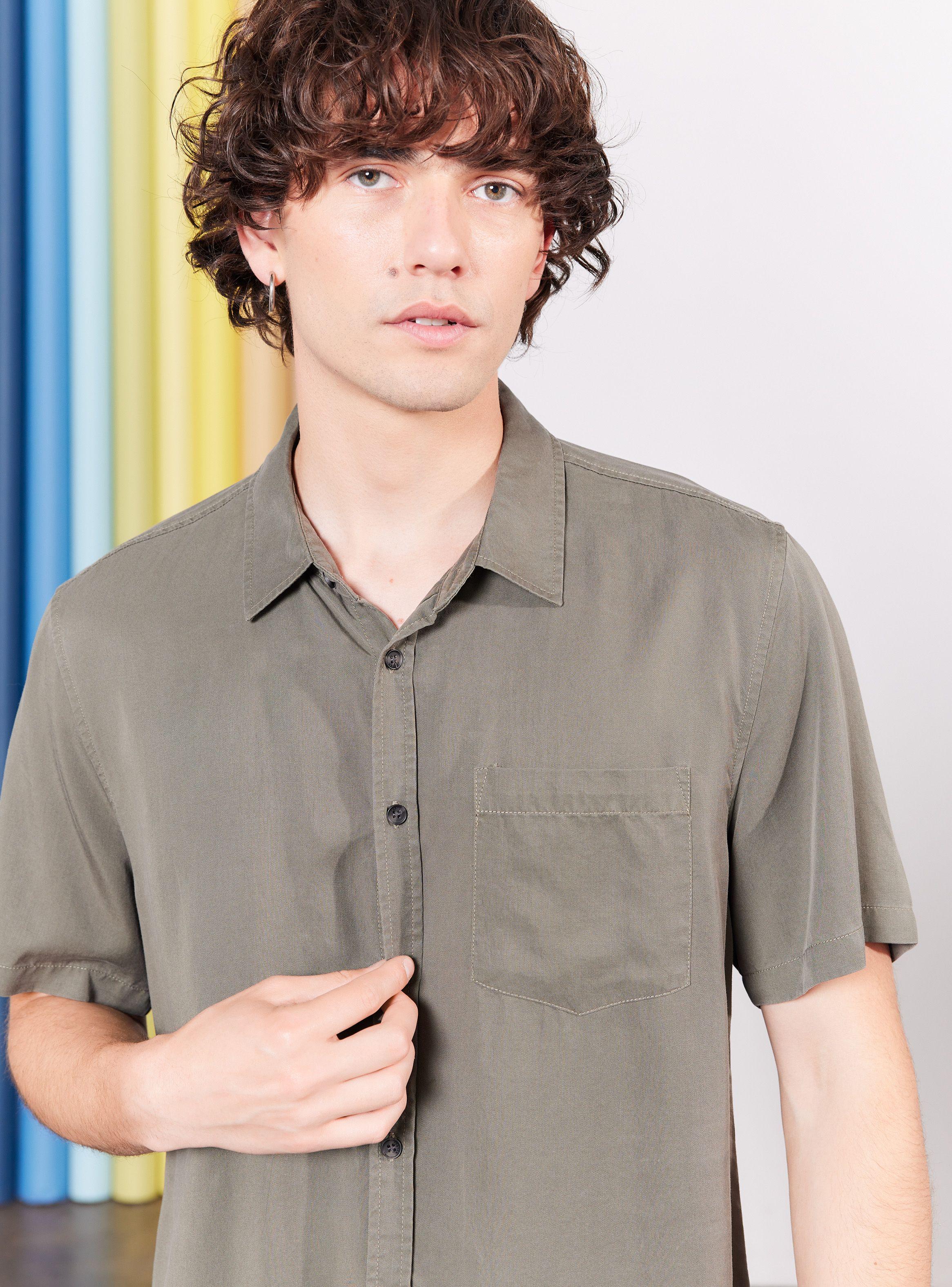 Camisa de Vestir Tencel-2