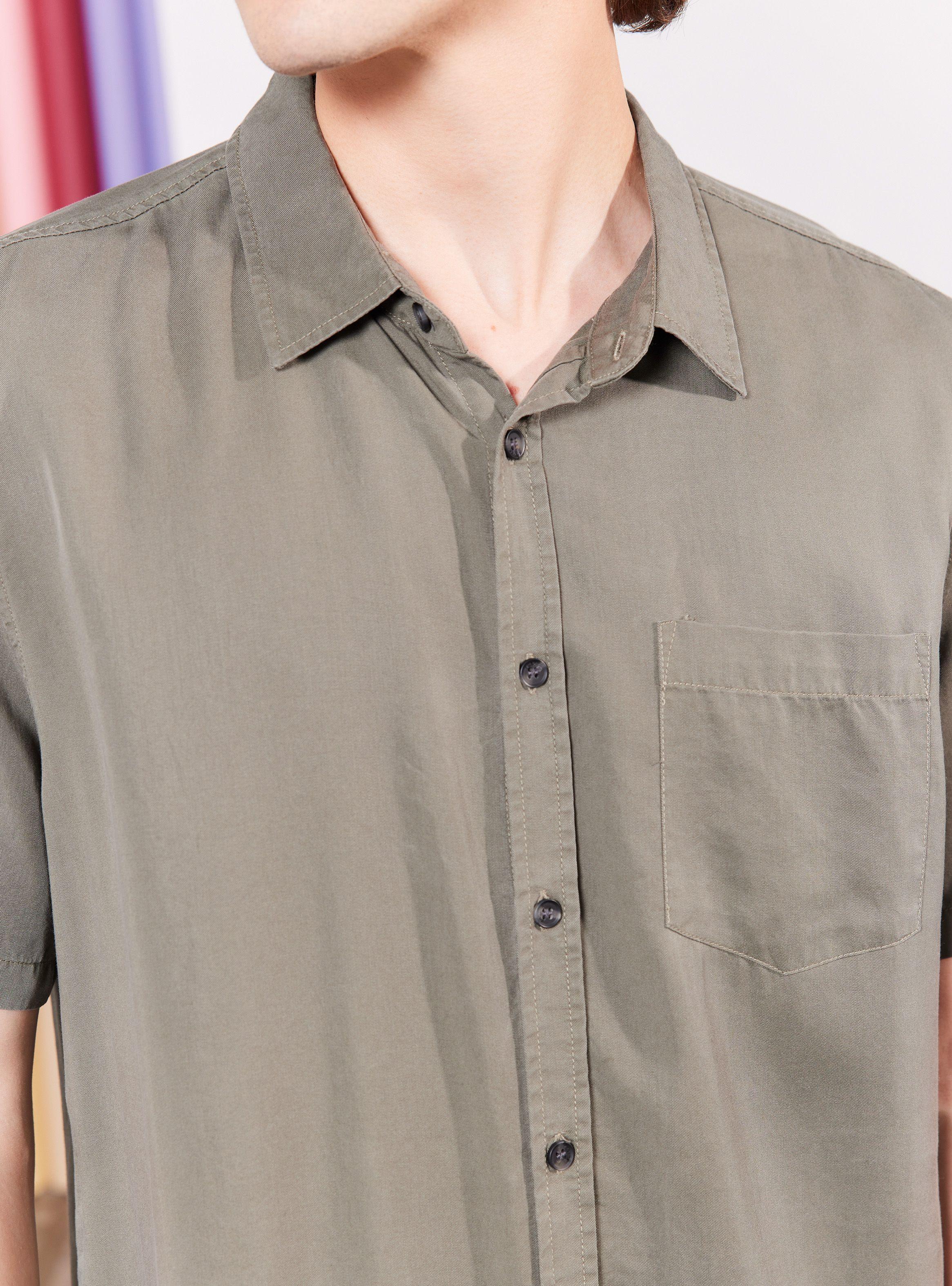 Camisa de Vestir Tencel-3