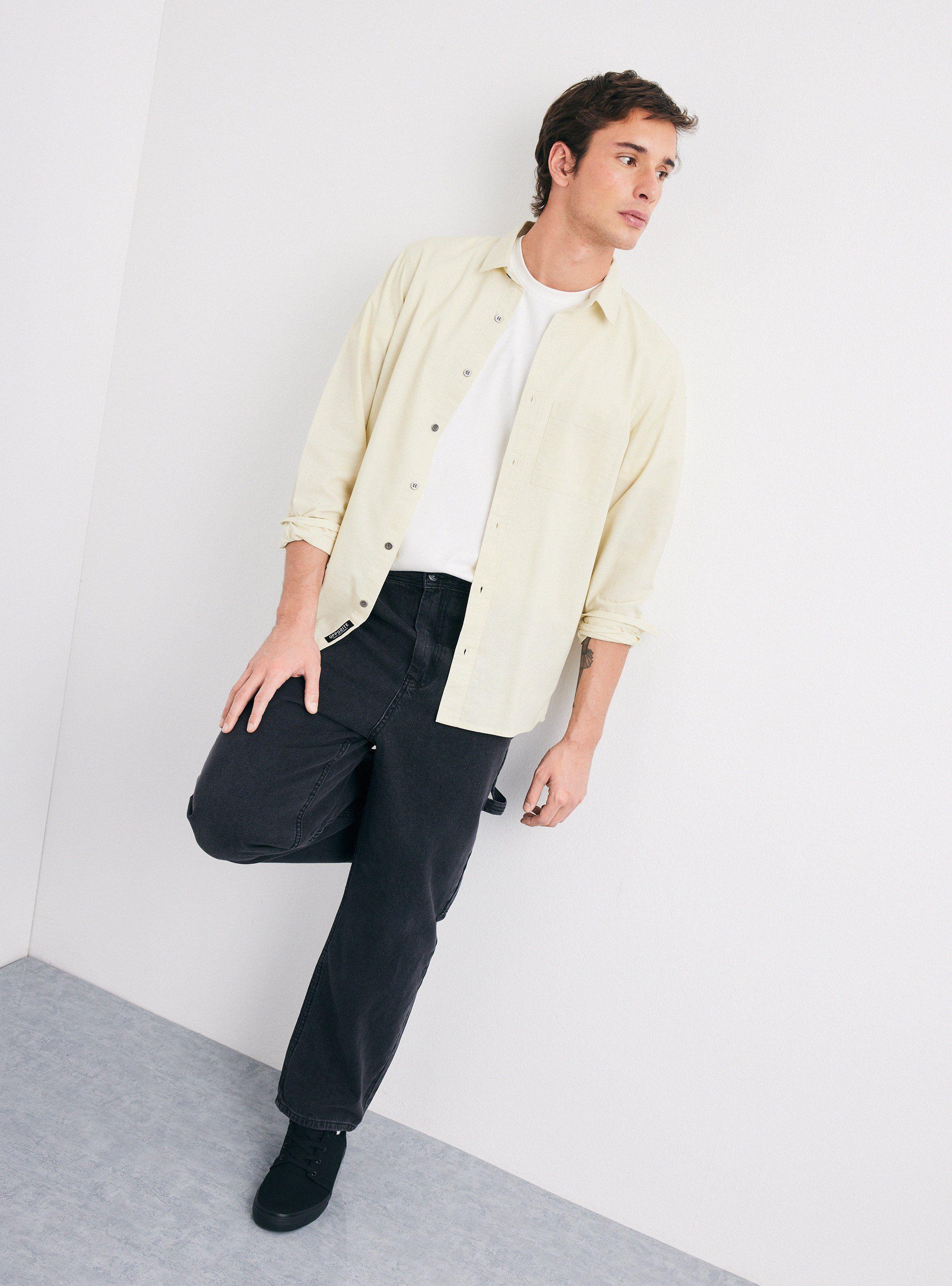 Camisa de Vestir Bolsillo-4