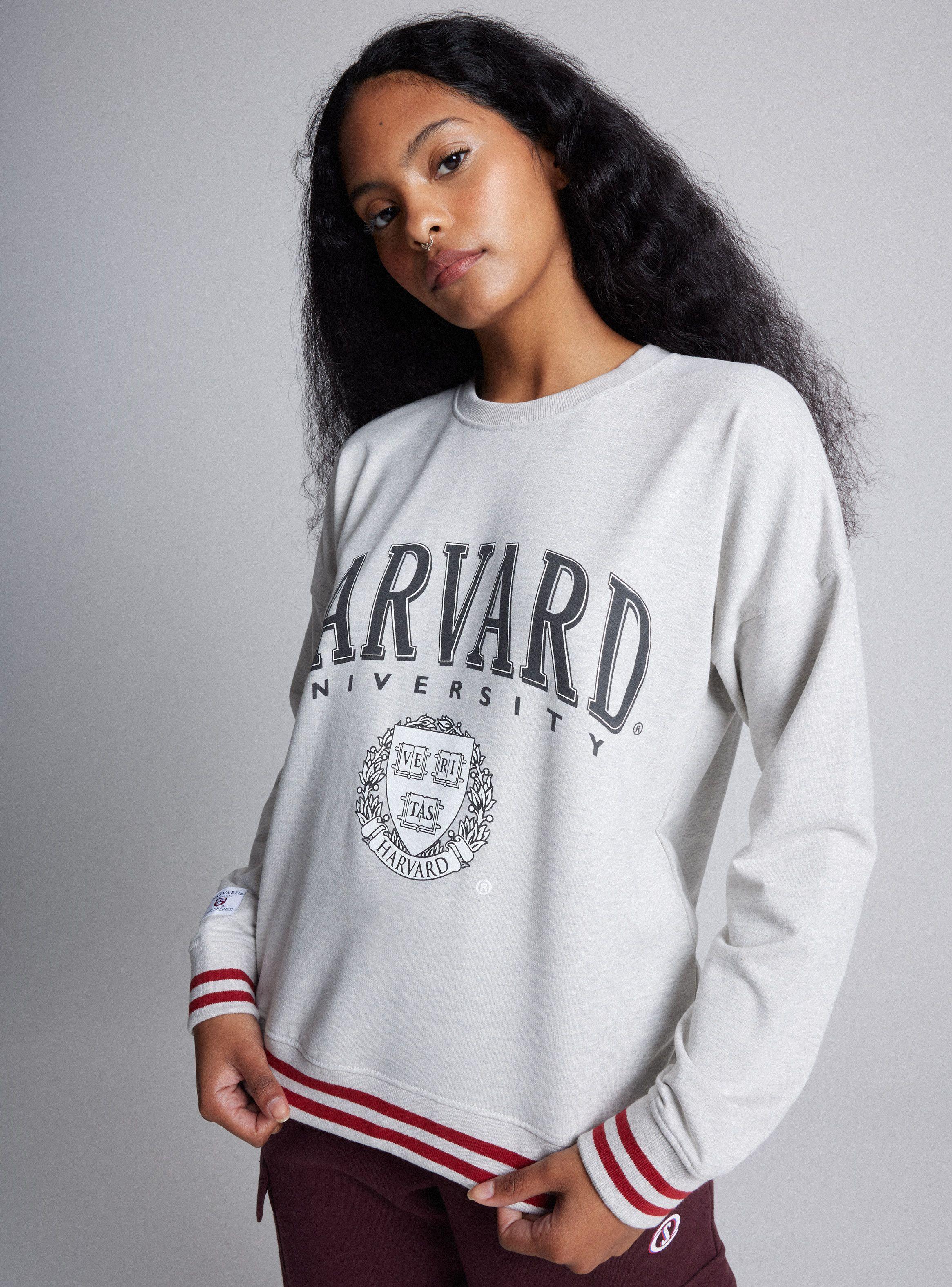 Polerón Manga Larga Hoodie Name And Logo Harvard-0