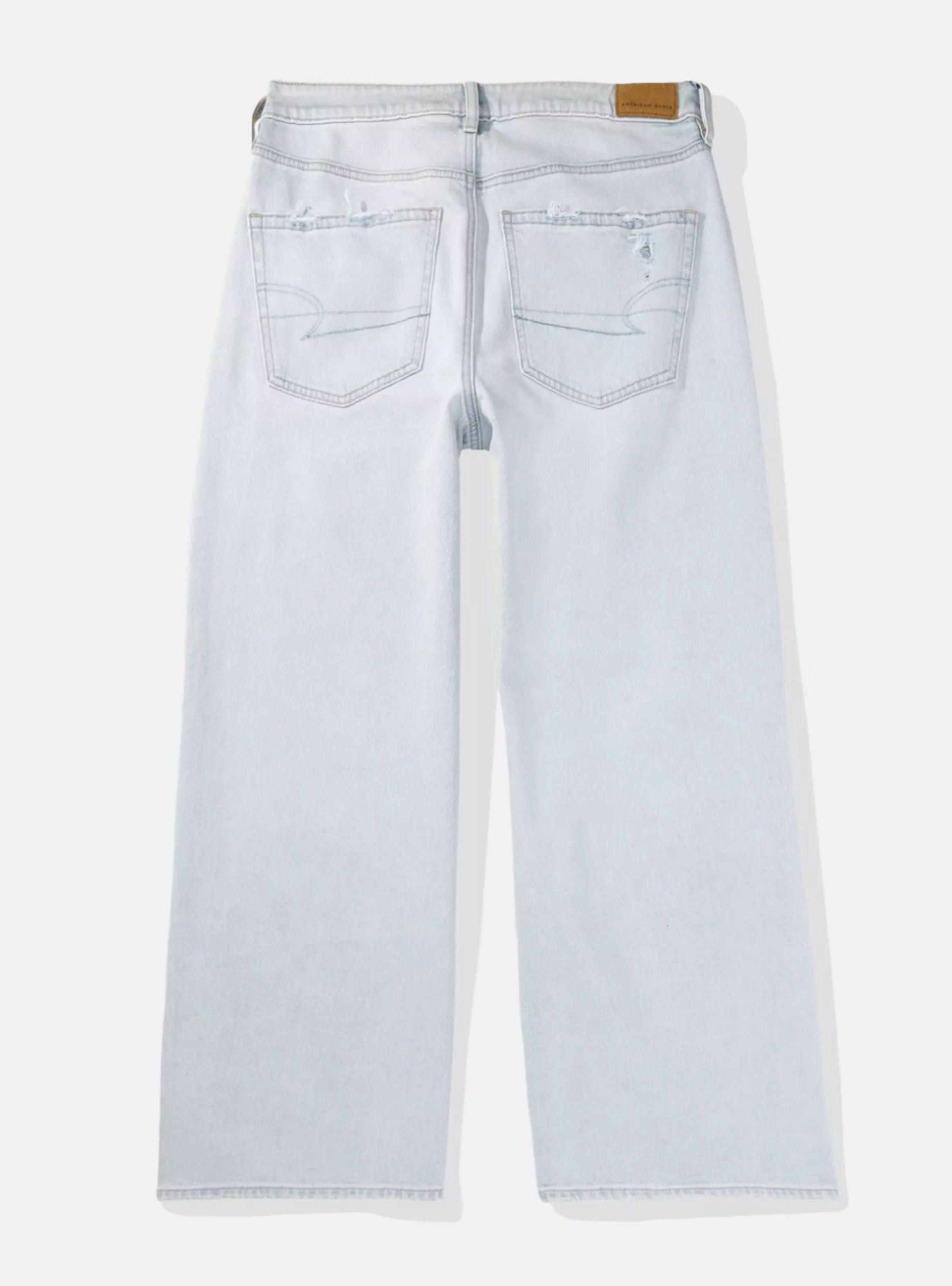 Jeans Strigid Wide Holgado Cintura Super Alta con Rasgados-2