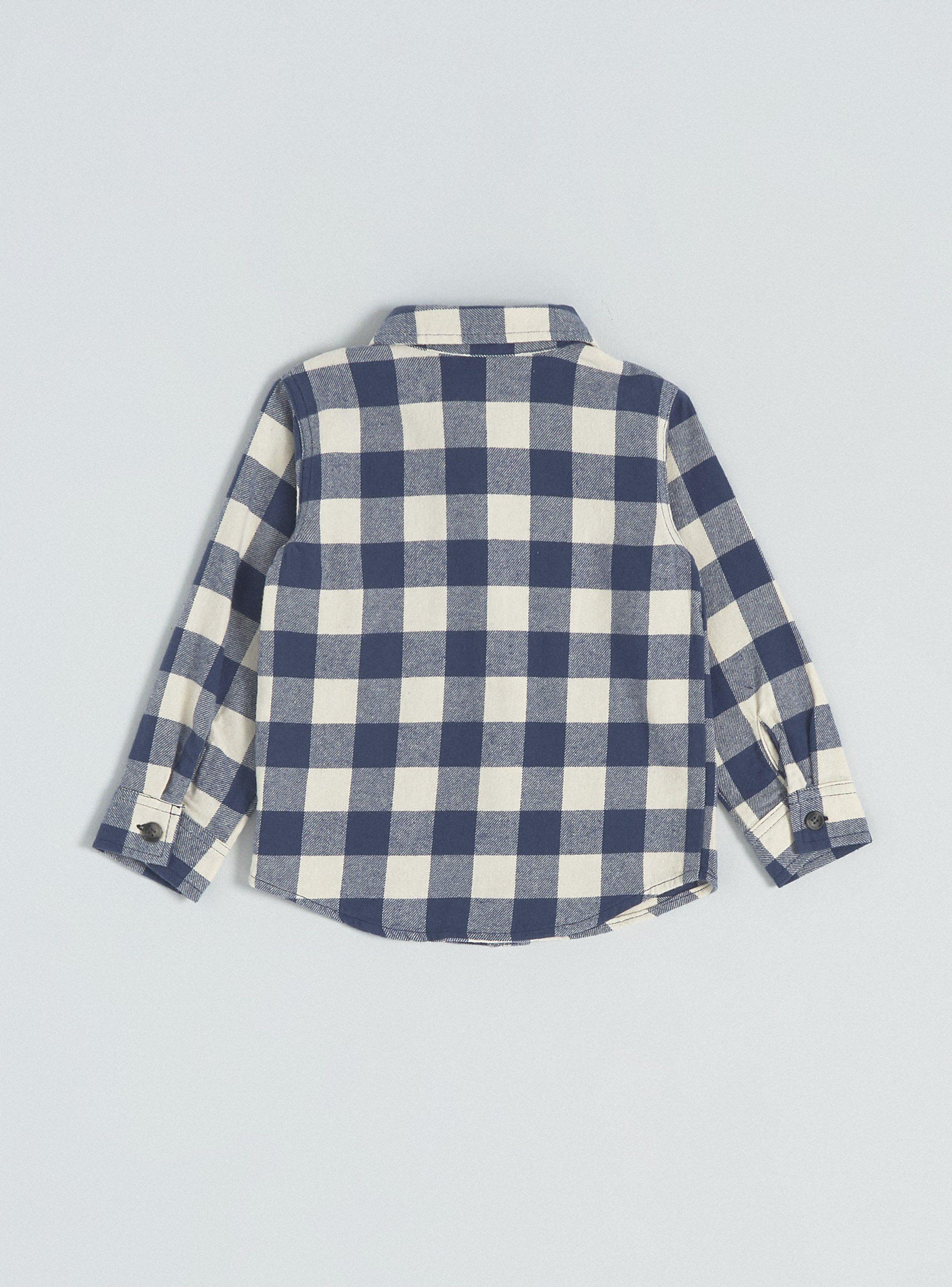 Camisa De Vestir Cuadrillé Bebé-3