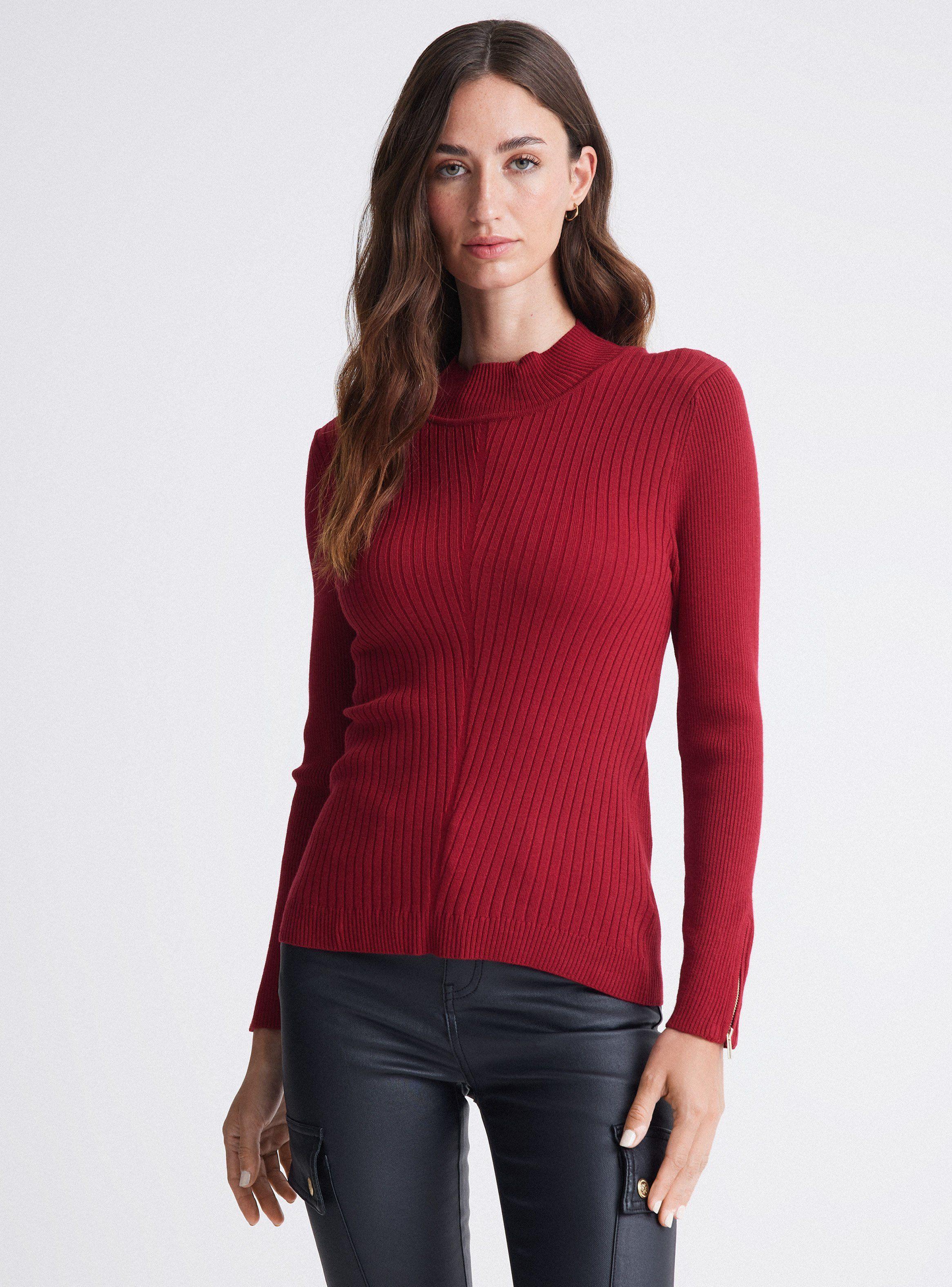 Sweater Cuello Tortuga Diseño Acanalado-0