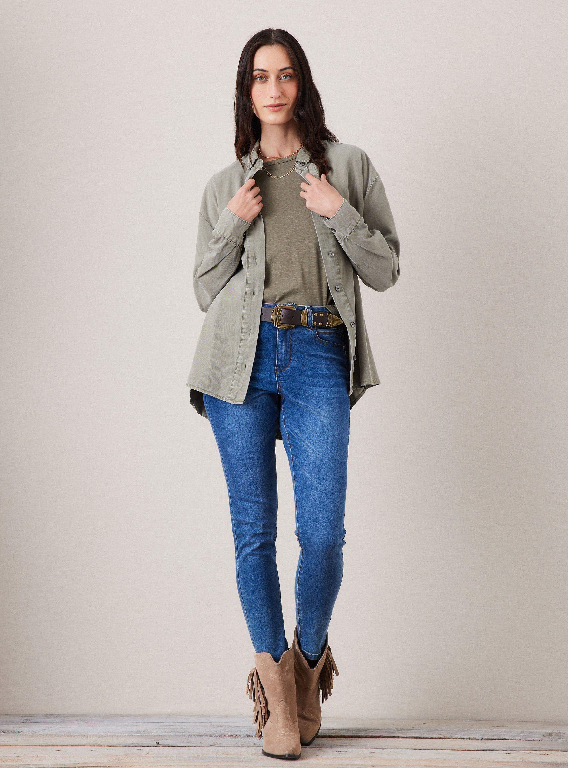 Blusa Camisera de Tencel-4