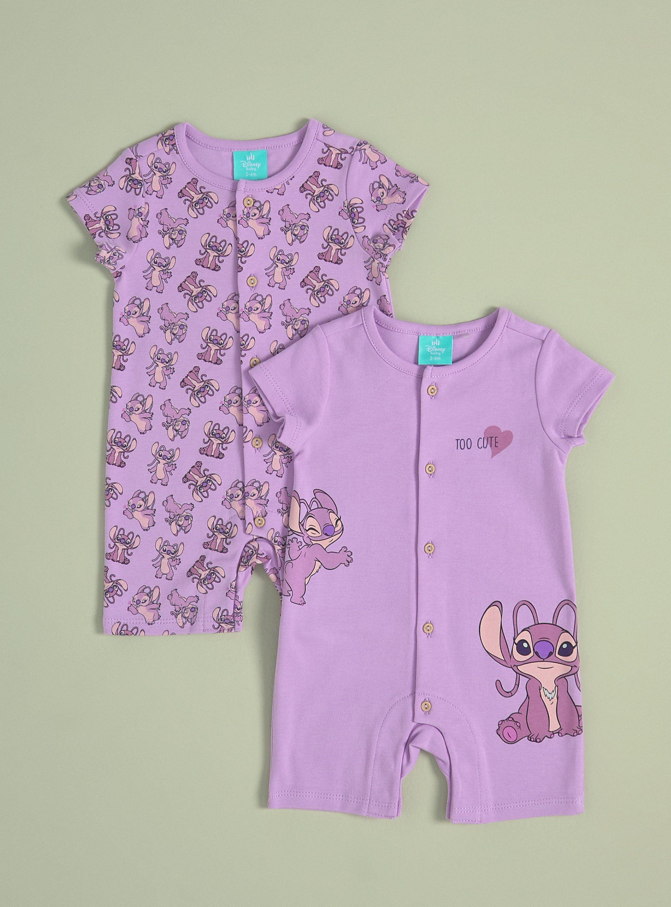Pijama Bipack Bebé Body Angel & Stitch Disney-0