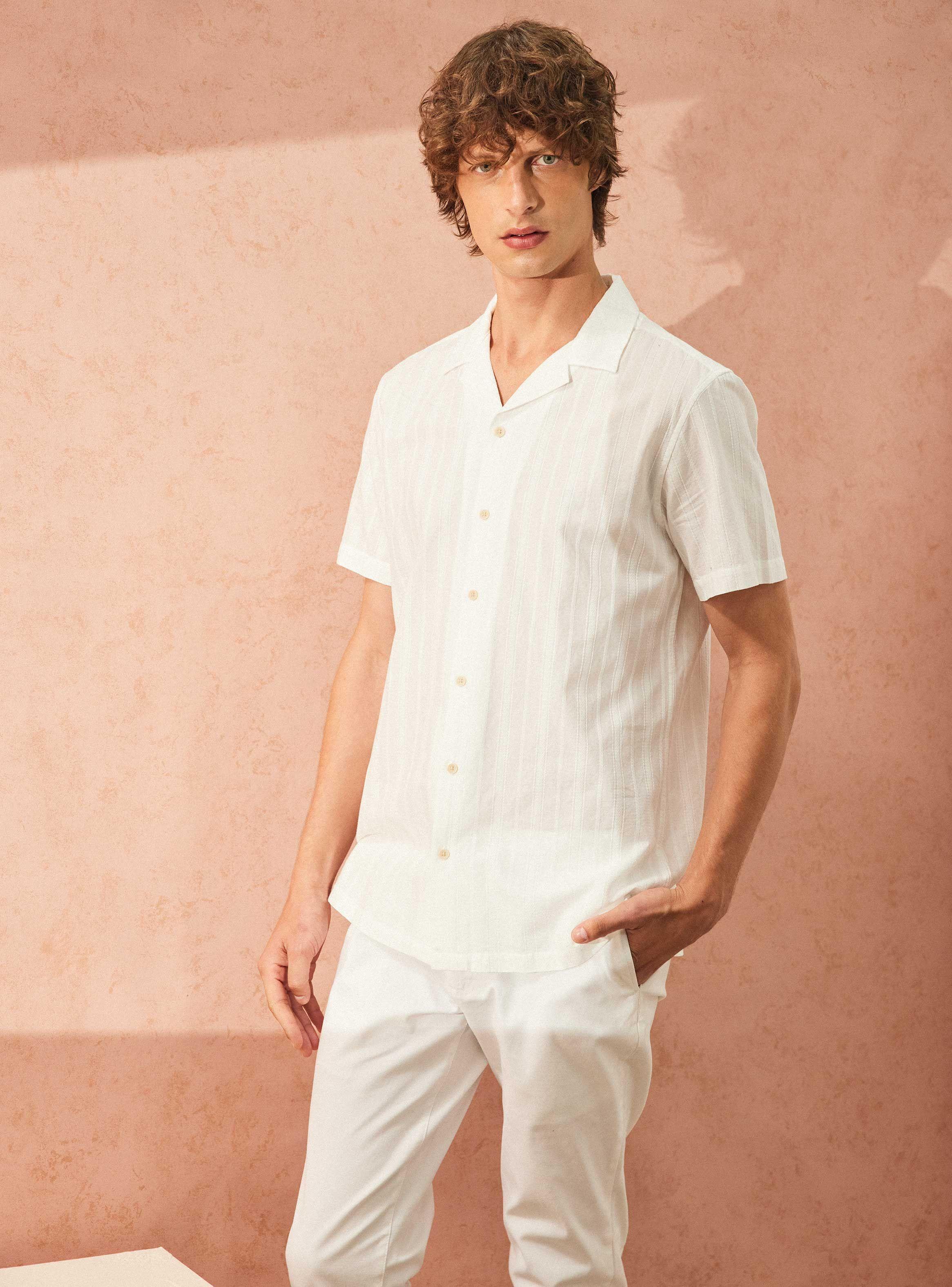 Camisa India Manga Corta-0