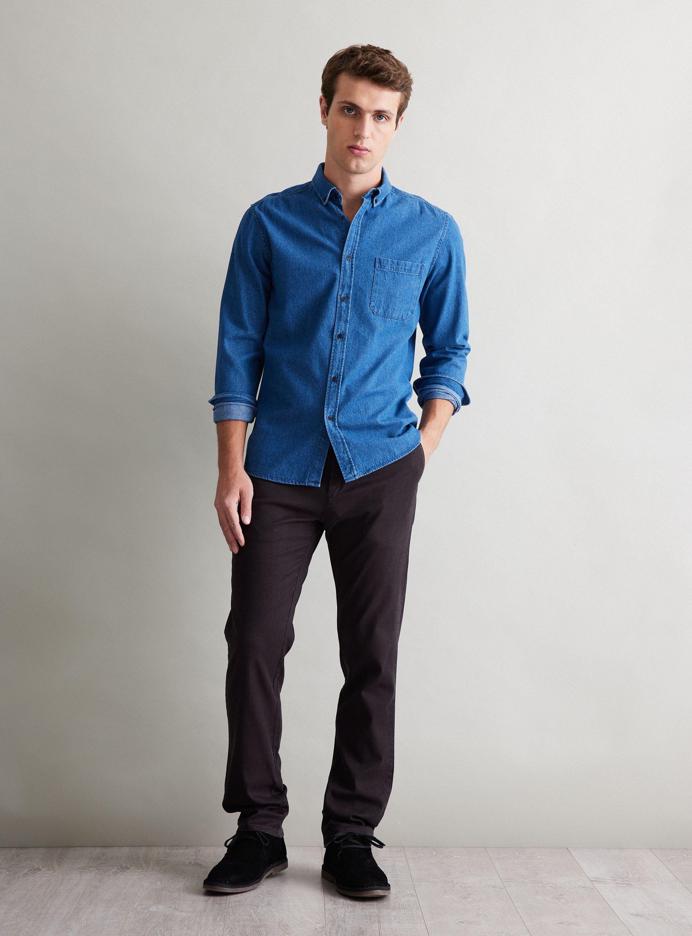 Camisa Manga Larga Denim-4