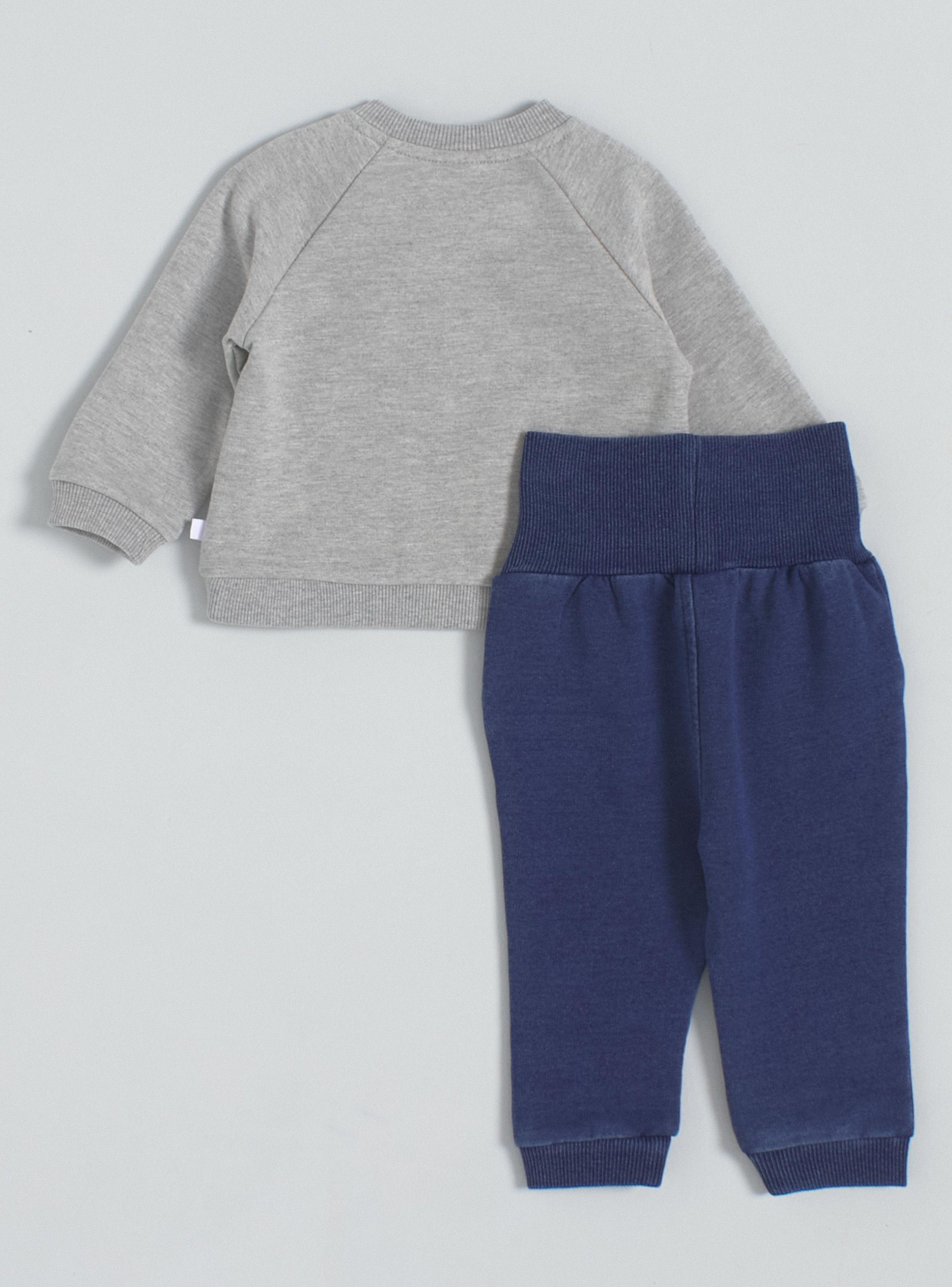 Conjunto Pantalón Look Denim y Poltrón Franela-1