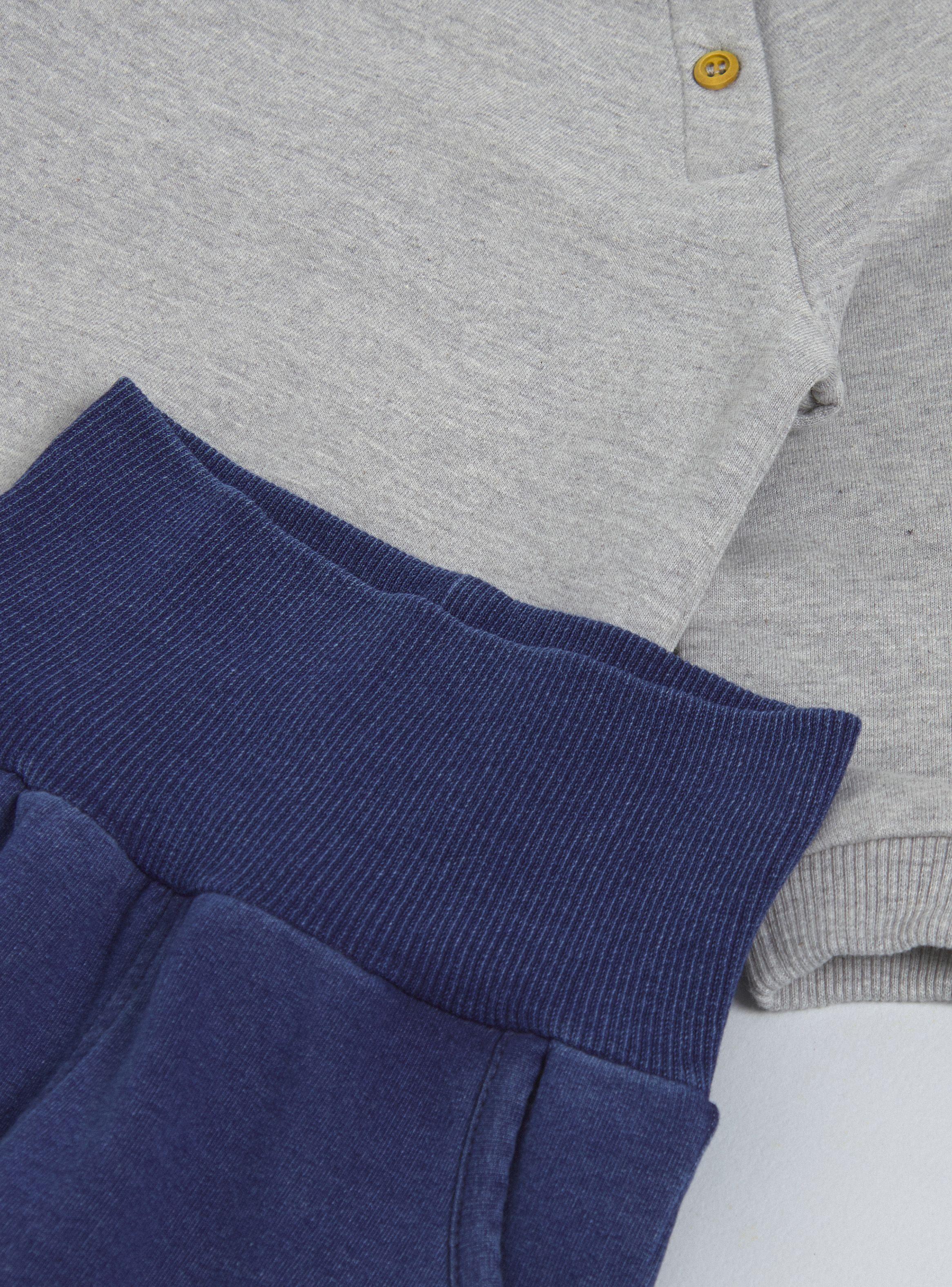 Conjunto Pantalón Look Denim y Poltrón Franela-2