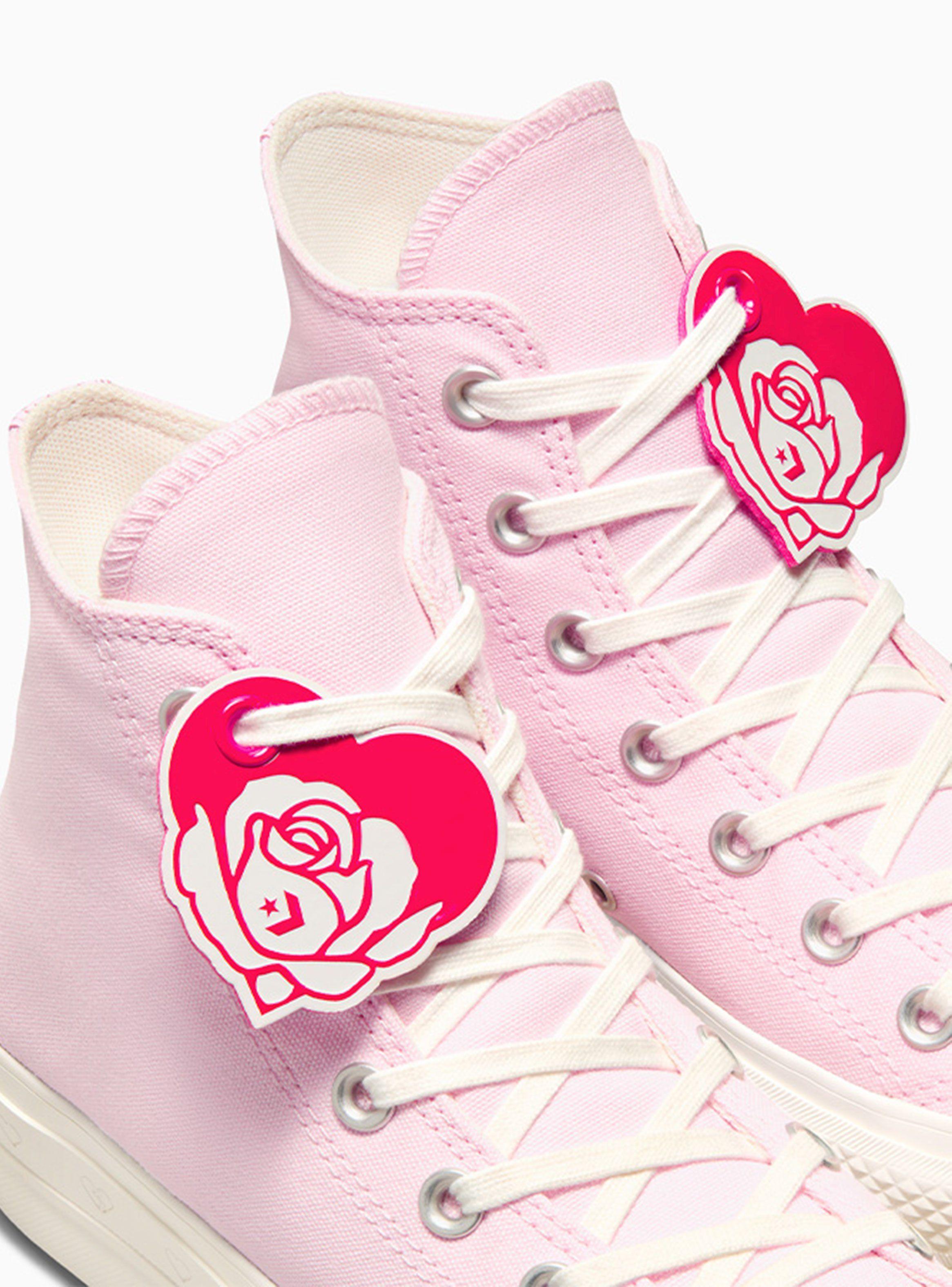 Zapatilla Urbana Chuck Pink All Star Lift Mujer-4
