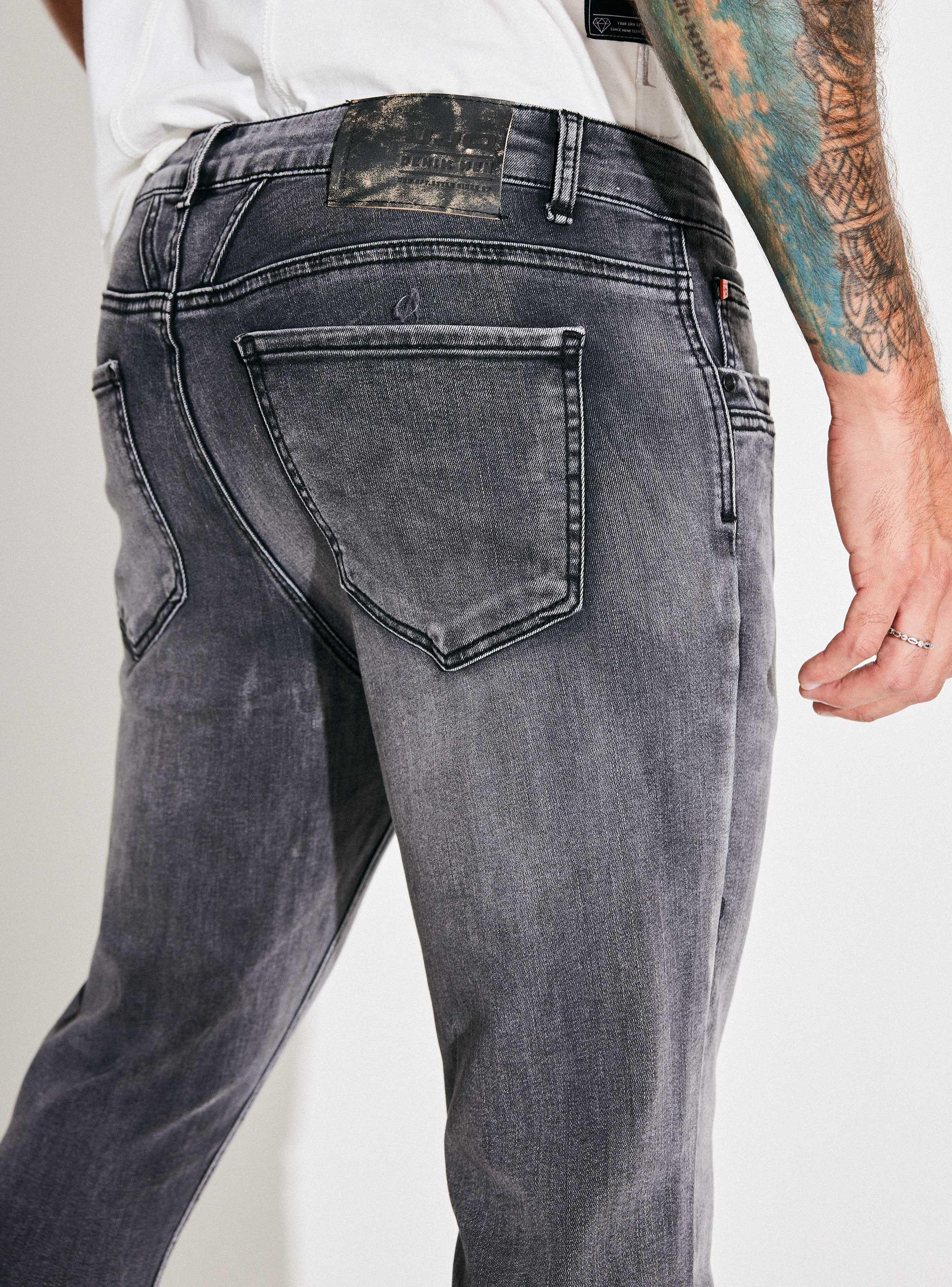 Jeans Couple Lavado Desgastado-3