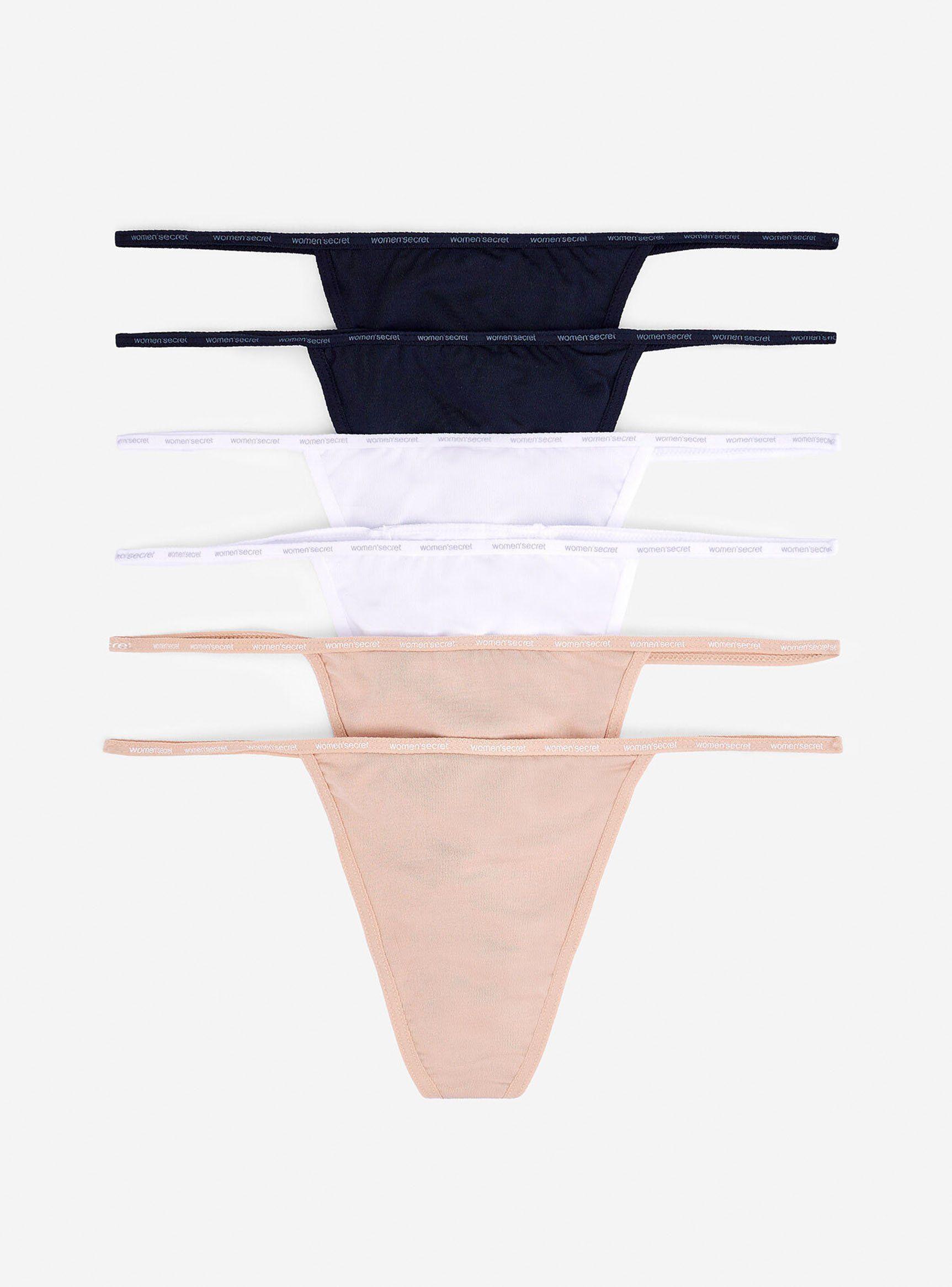 Pack 6 Calzones Side String Thong Women'Secret-0