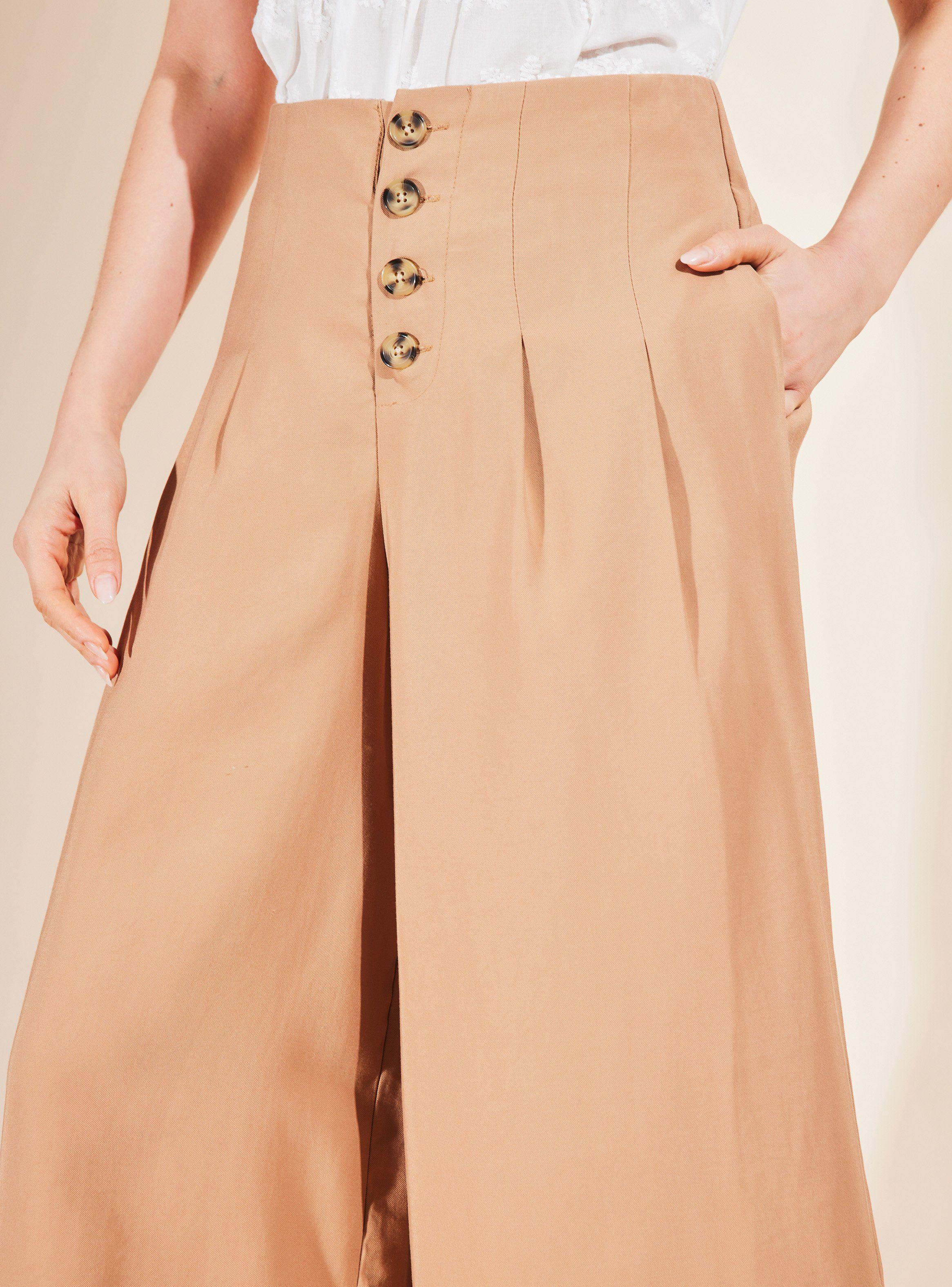 Pantalón Crop con Pinzas-2