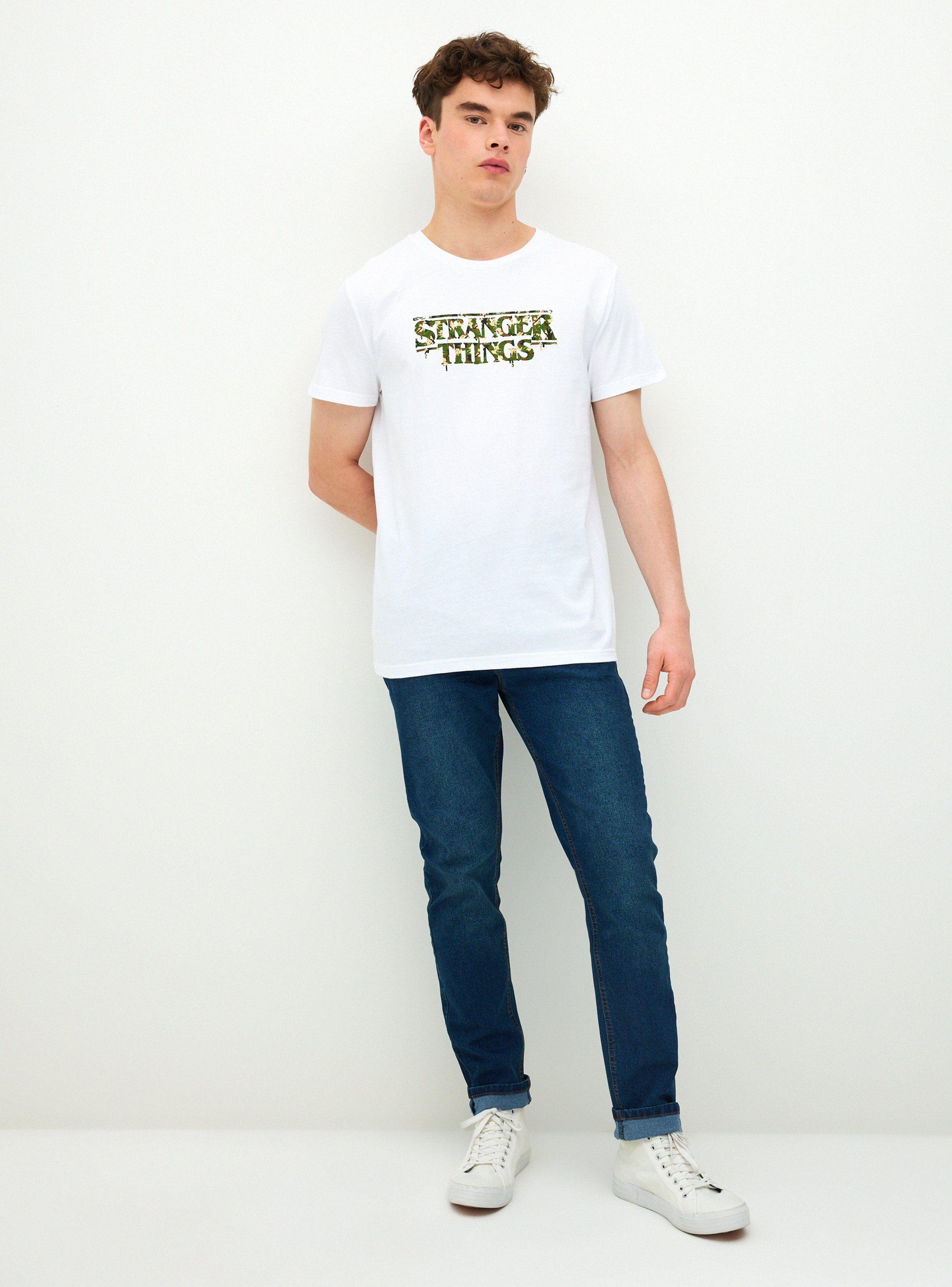 Polera Stranger Things Texto Militar-3