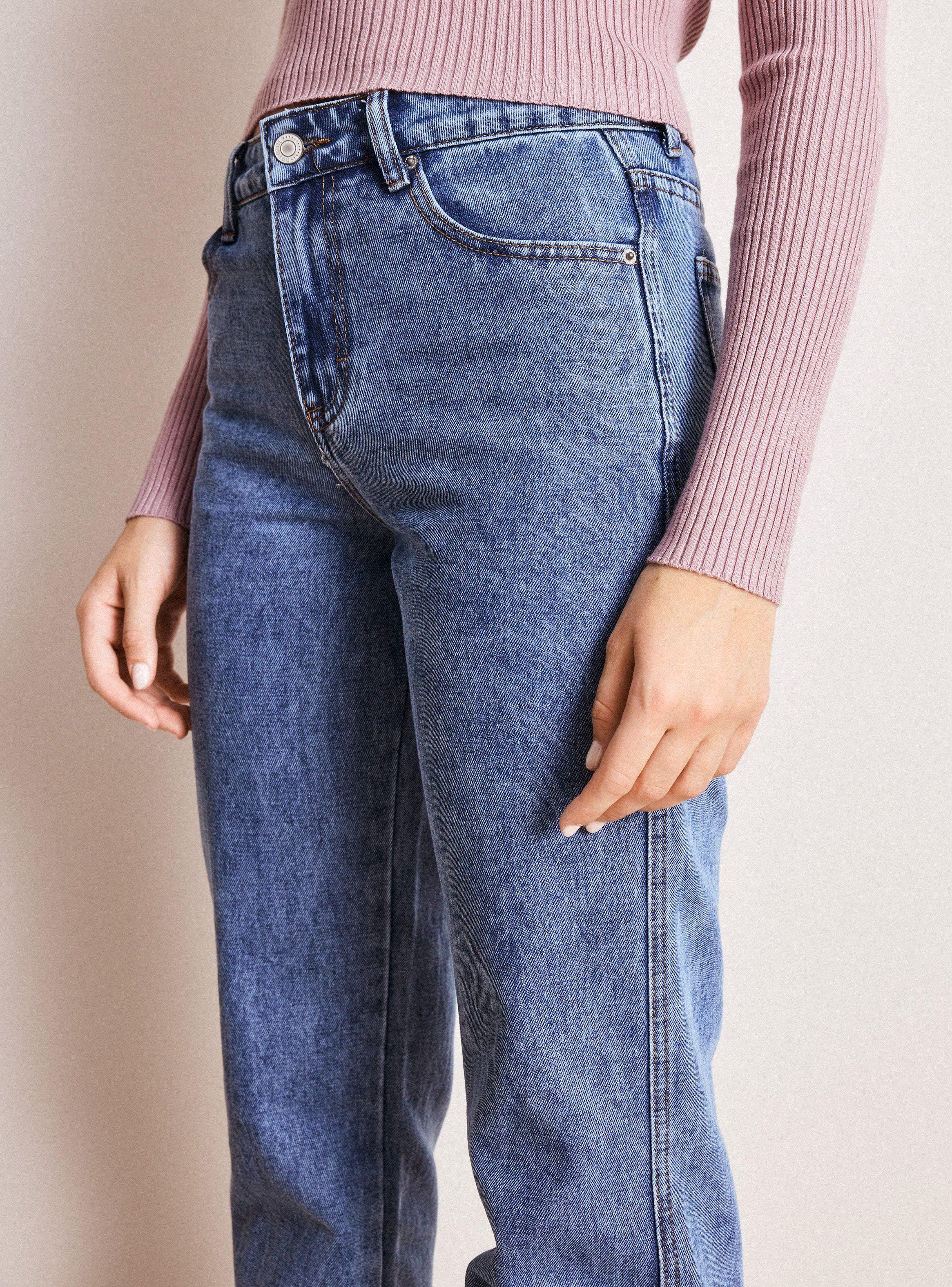Jeans Straight Lavados Clásicos-2