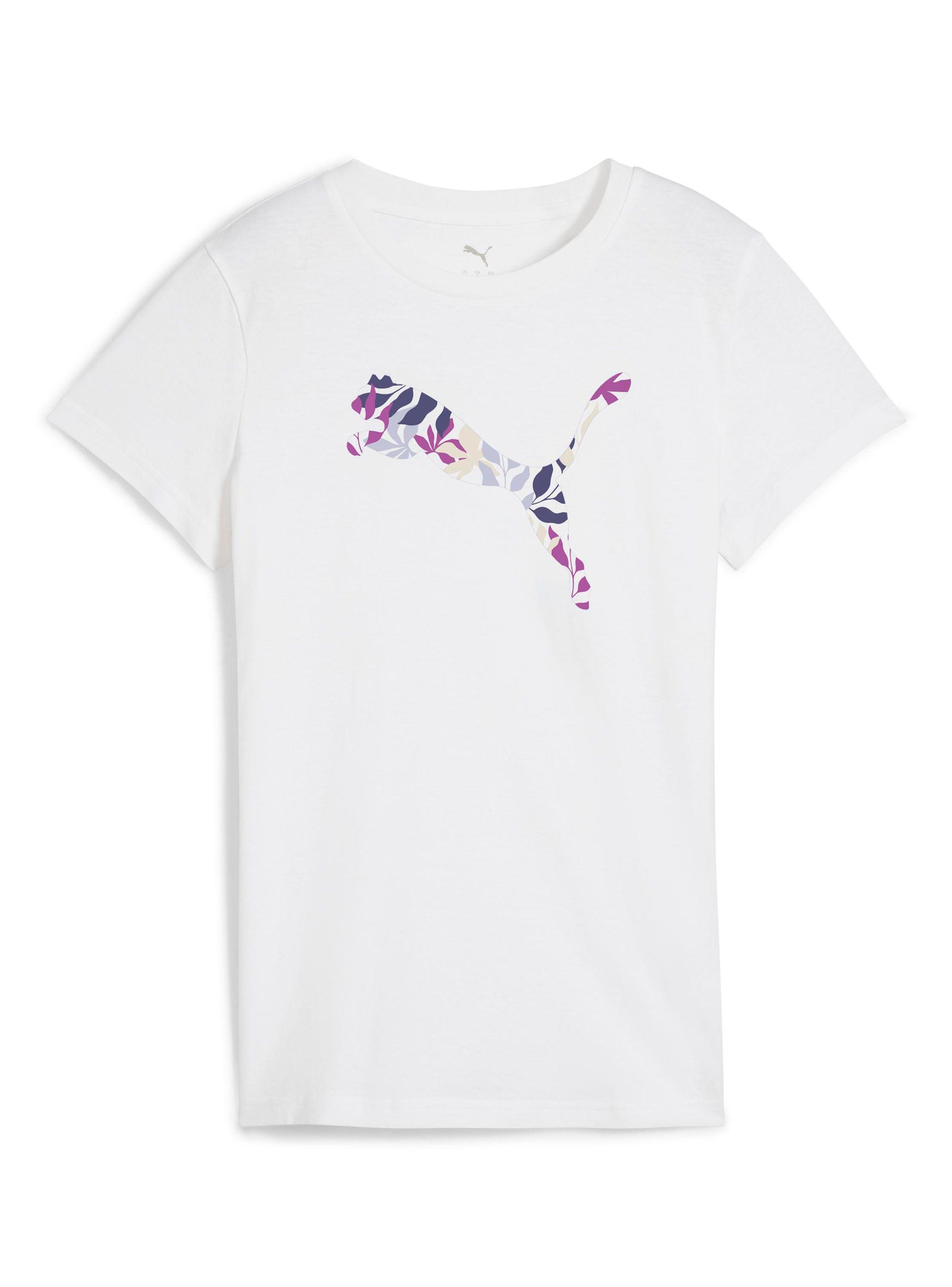 Polera Floral Graphic Logotee-1