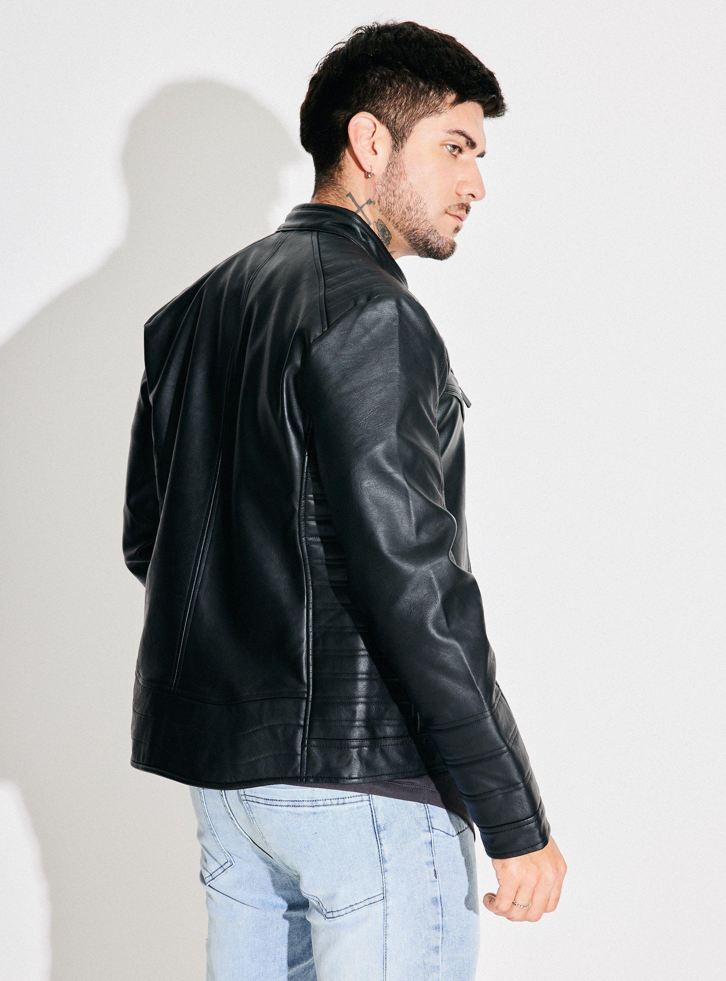Chaqueta Simil Cuero Espalda Motoquera-1