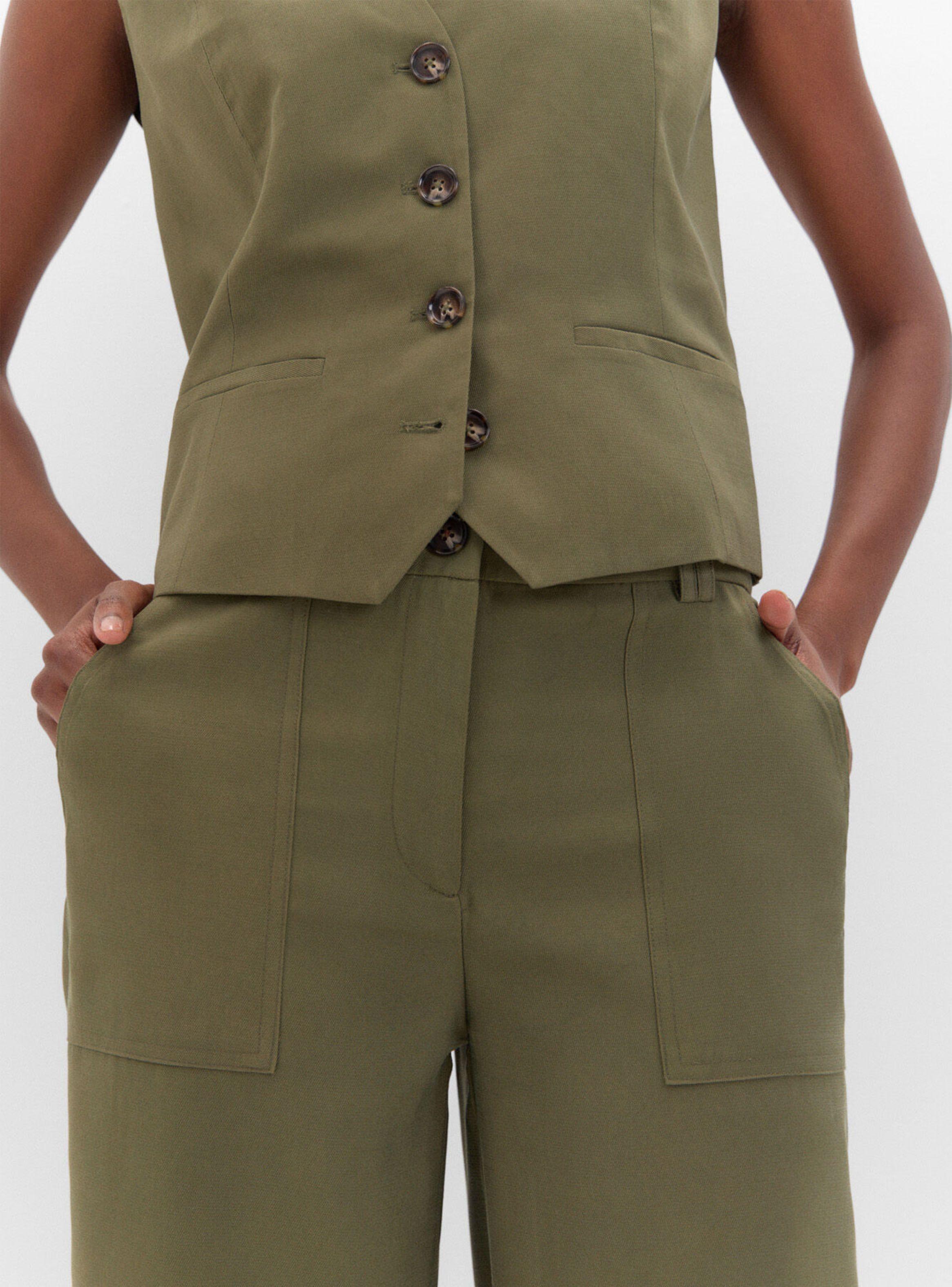 Pantalón Cargo Ancho-2