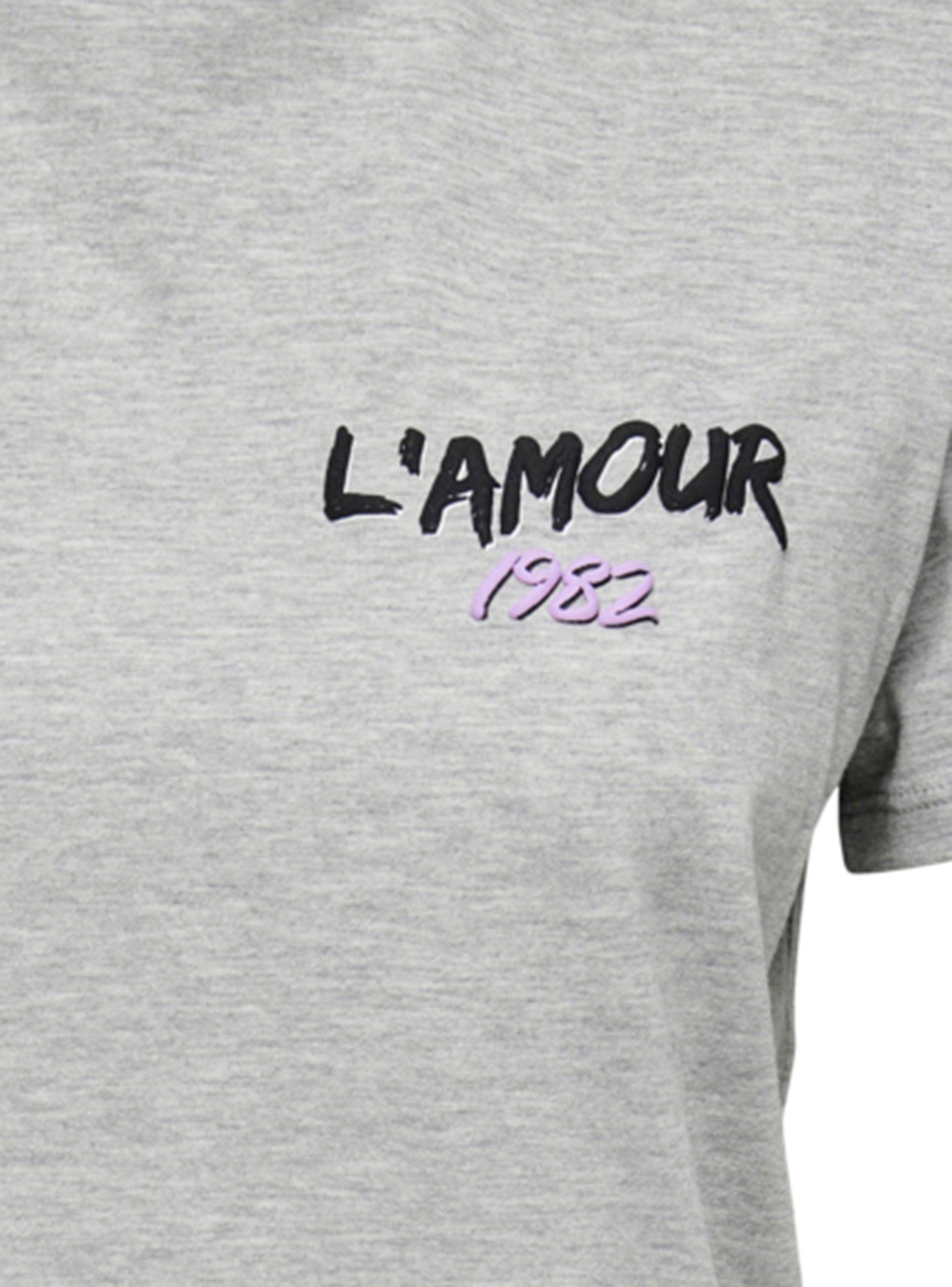 Polera Estampada L`Amour Gris-2