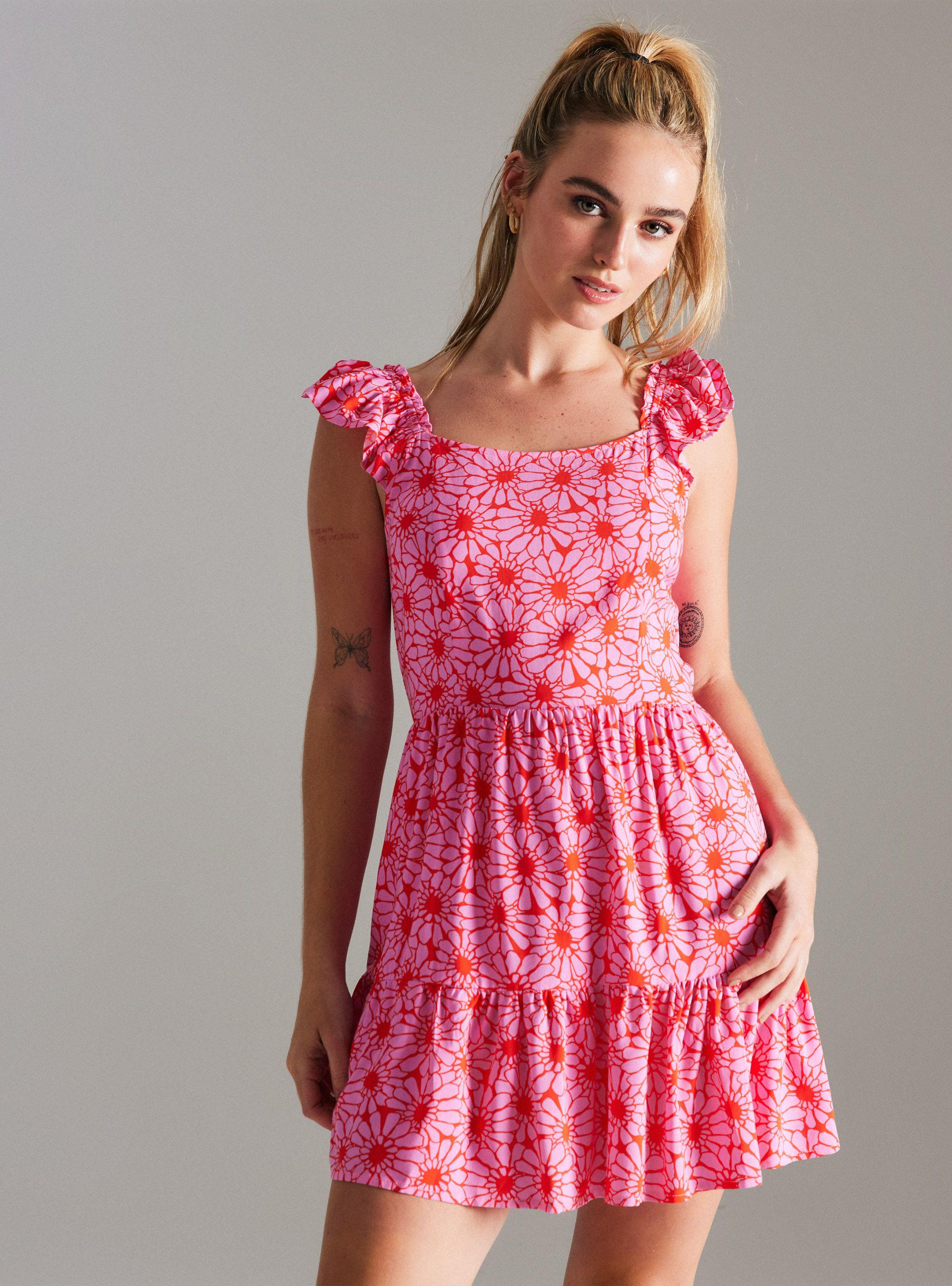 Vestido Campesino Fluido-0