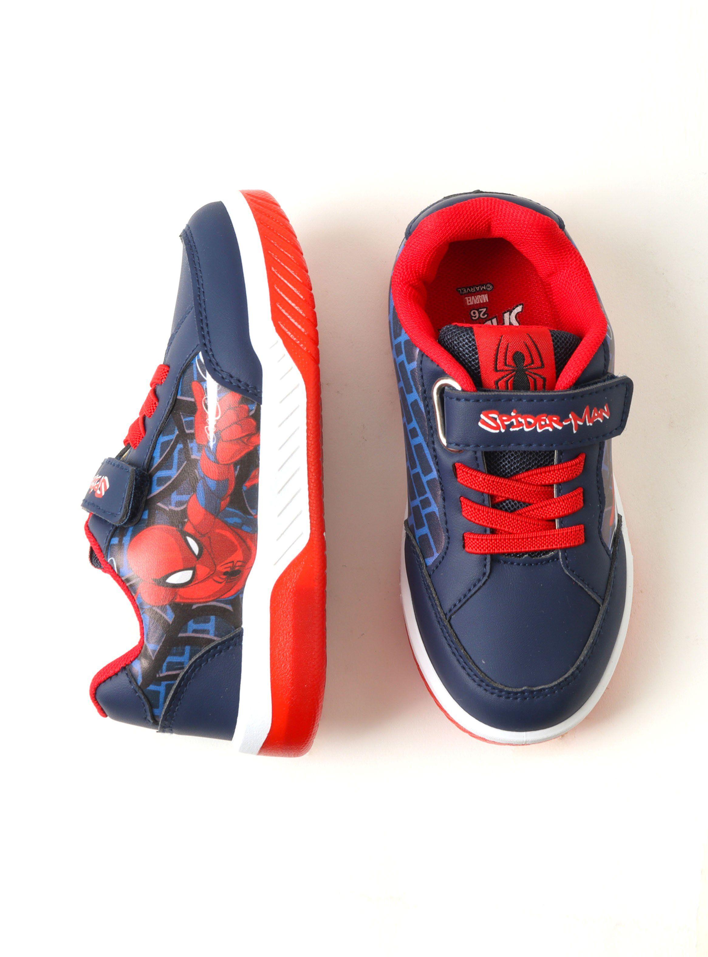 Zapatilla Urbana Volando Spiderman con Luces Niño-2